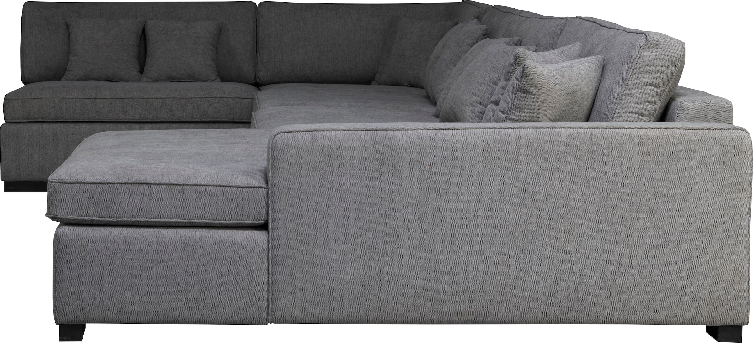 Home affaire Wohnlandschaft »Skara XXL U-Form«, Lounge-Sofa XXL mit Federkern-Polsterung, in vielen Bezugsvarianten