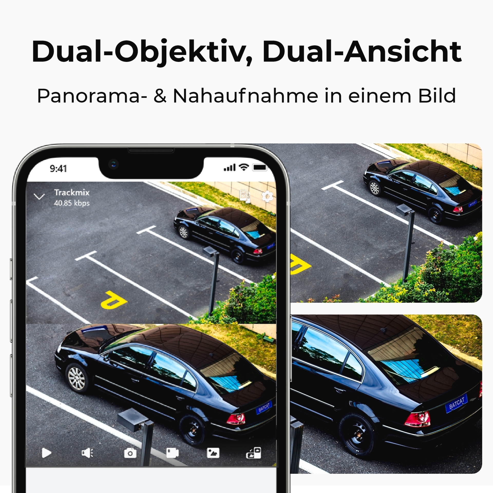 Reolink Überwachungskamera »Hub 1 + Trackmix Series W760 WiFi-Outdoor«, Außenbereich