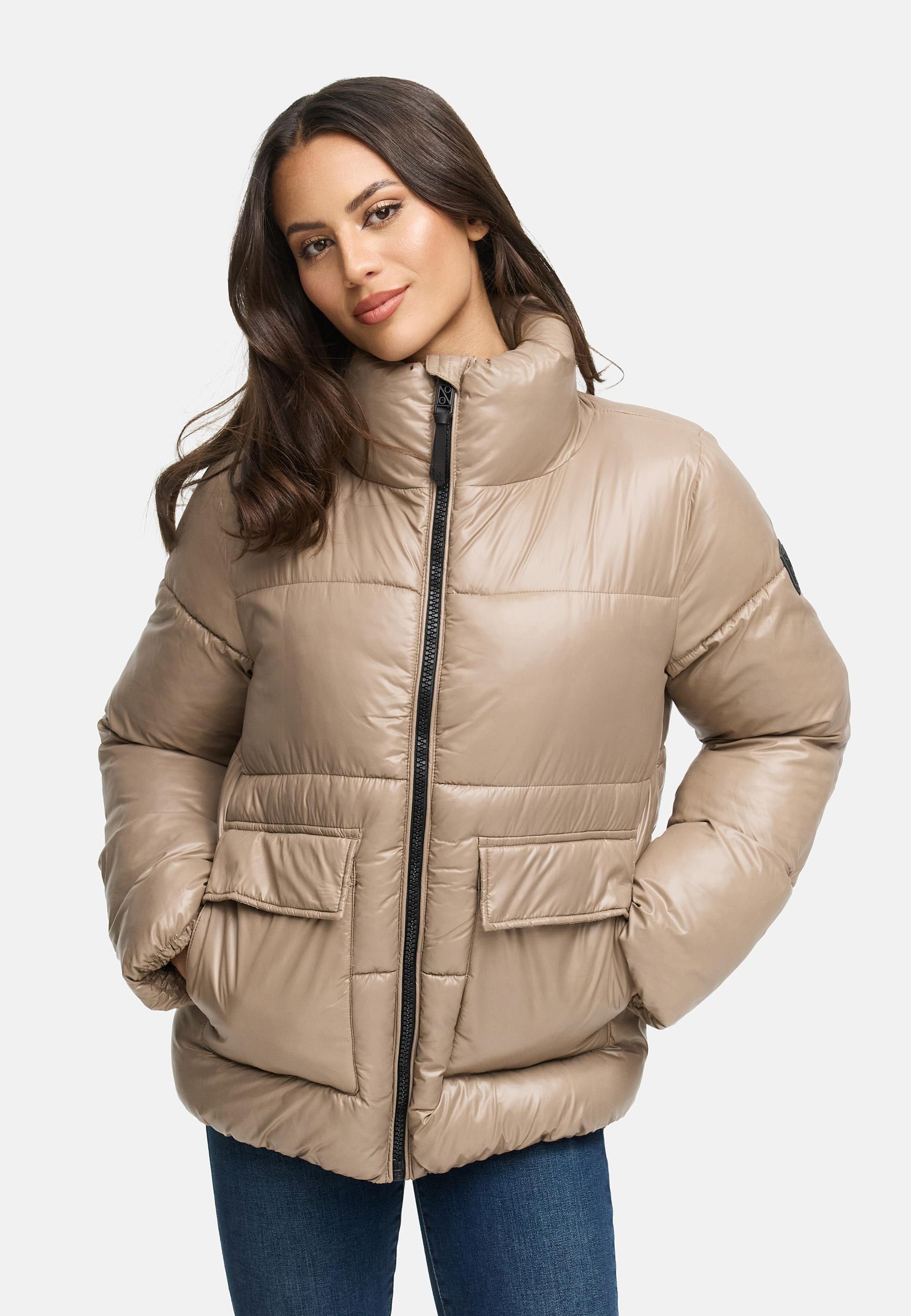 Navahoo Kurzjacke »Eispracht 14«, ohne Kapuze, Kurze gesteppte Damen Winterjacke