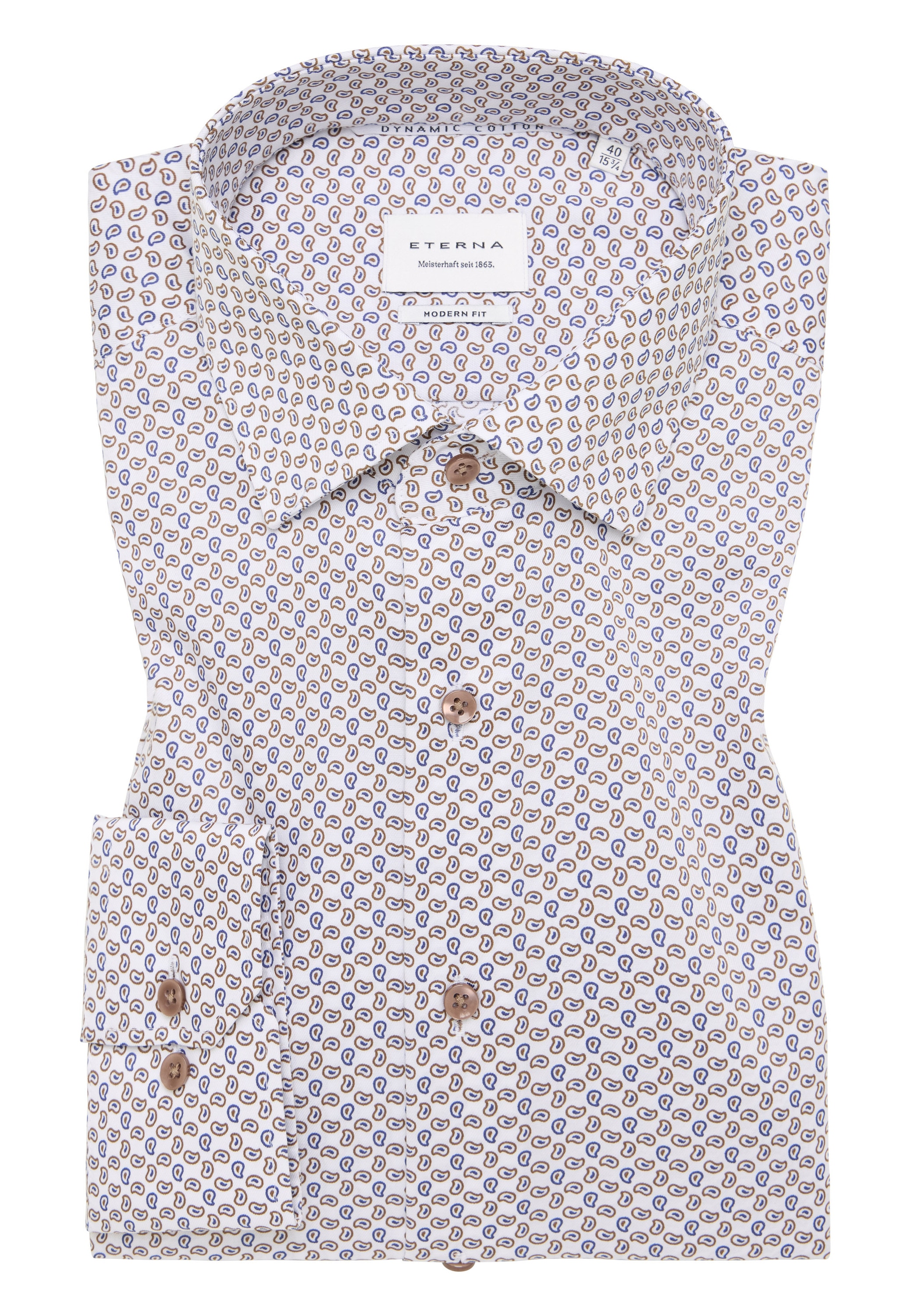 Eterna Langarmhemd »MODERN FIT«, NON IRON (bügelfrei)