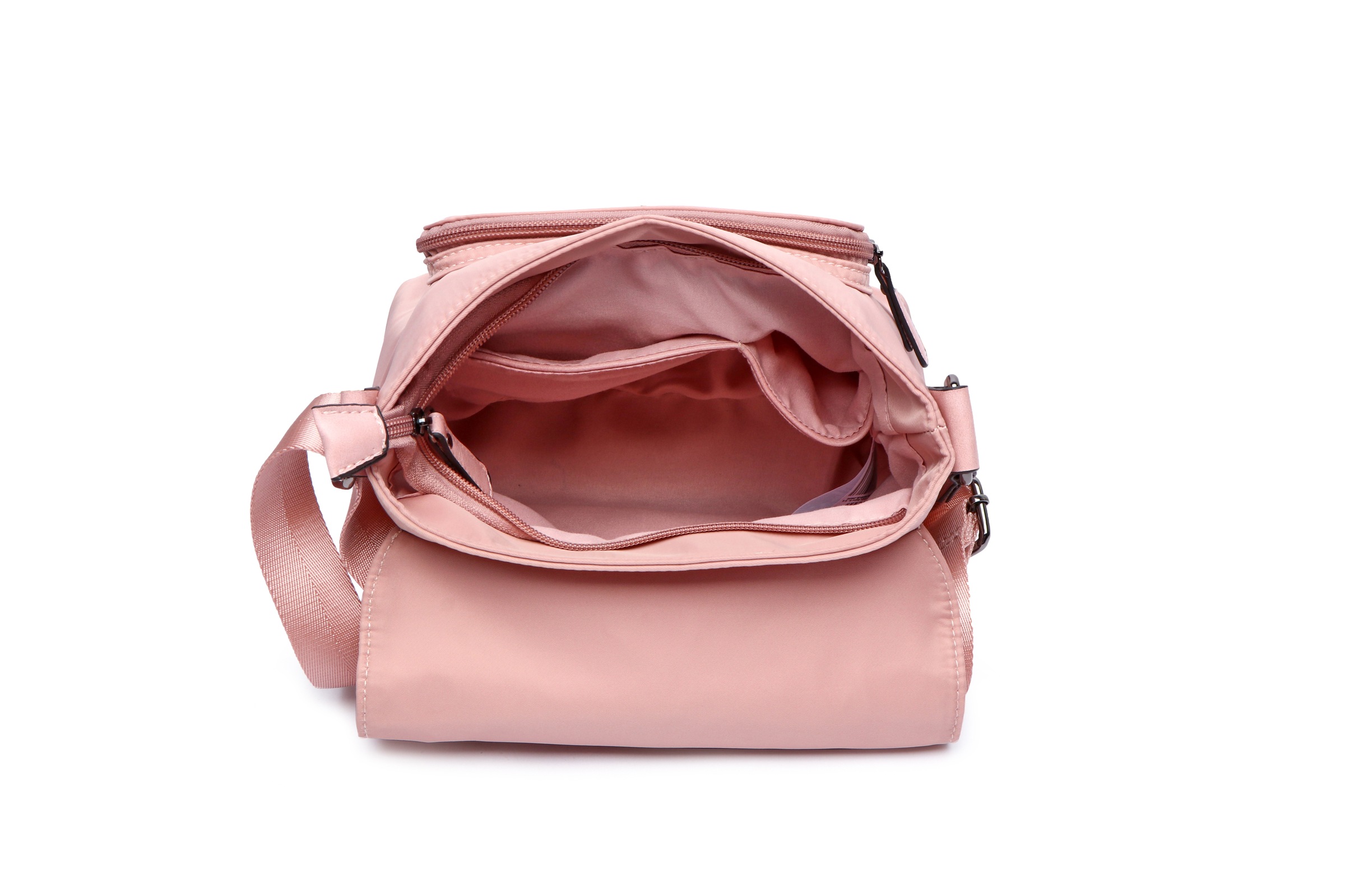Collezione Alessandro Nylon Shoulder Bag Pink One Size 3