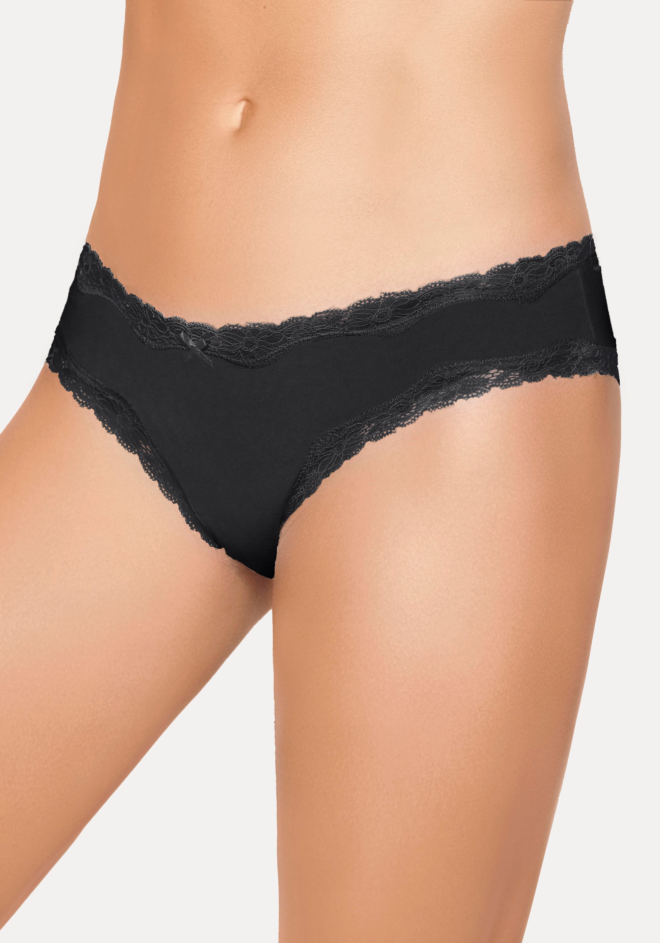 Vivance Brasilslip, (5er-Pack), aus elastischer Baumwolle günstig online kaufen