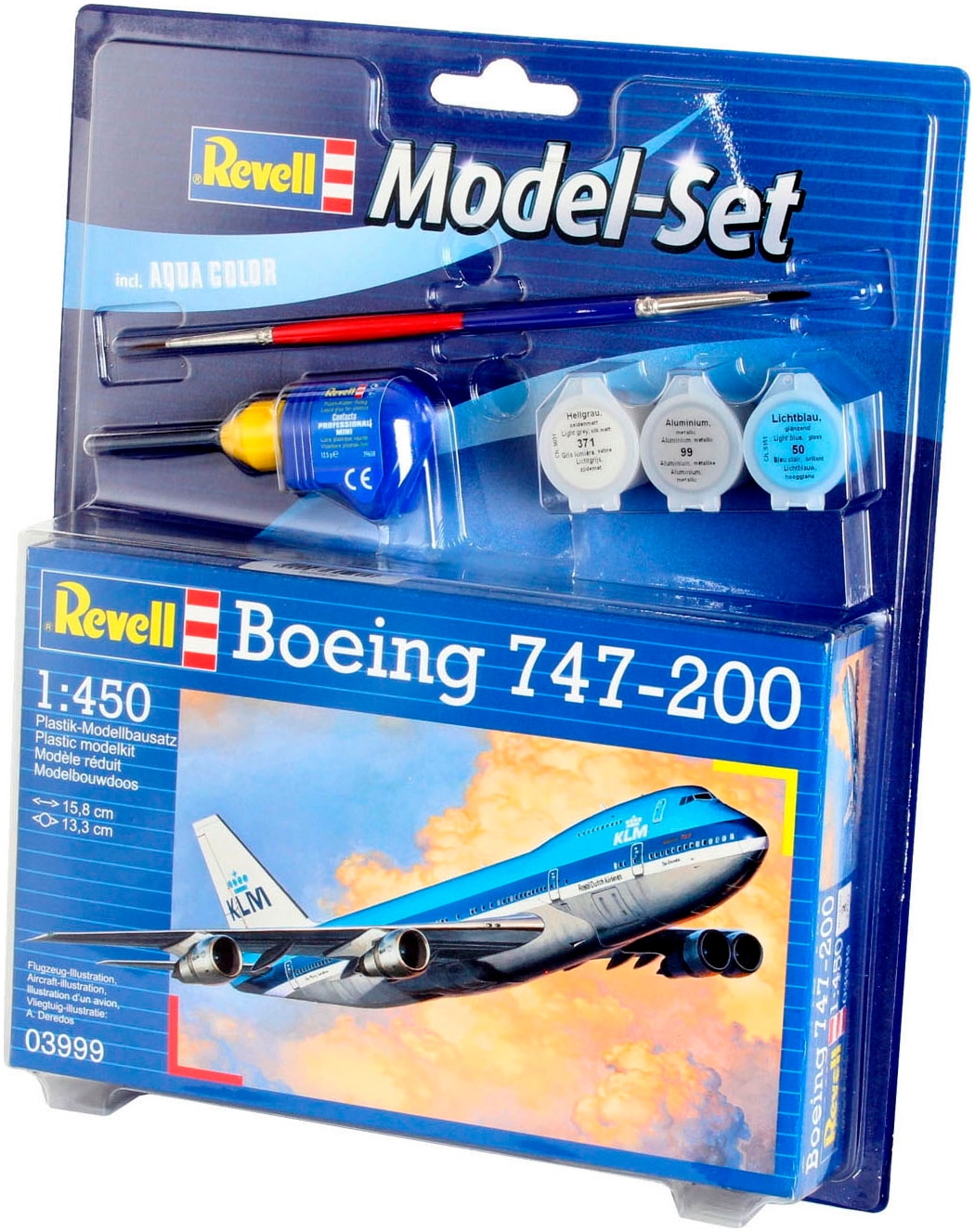 Revell® Modellbausatz »Boeing 747-200«, Made in Europe