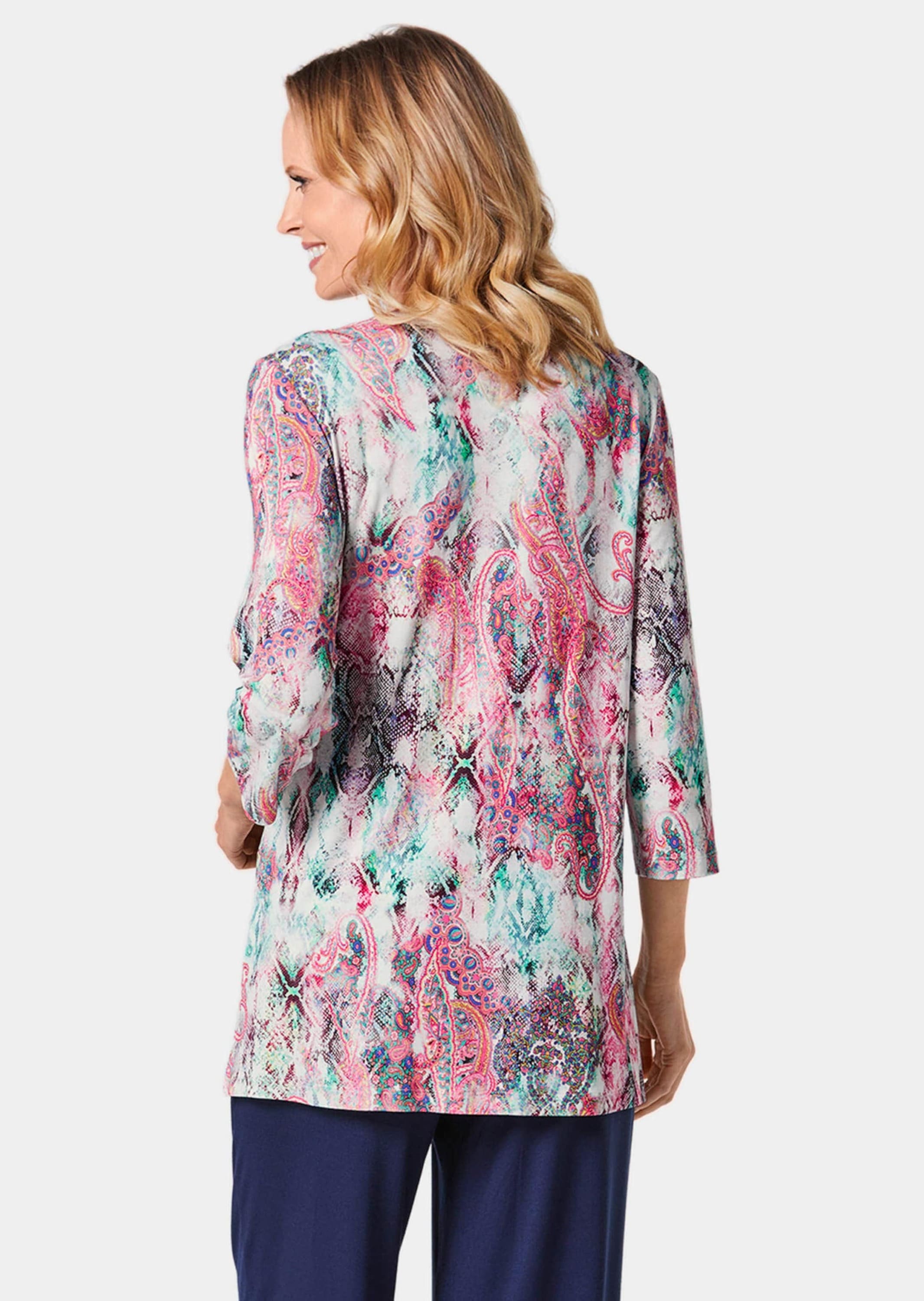 GOLDNER Tunika »Drucktunika-Shirt Figurschmeichelndes Drucktunika-Shirt«