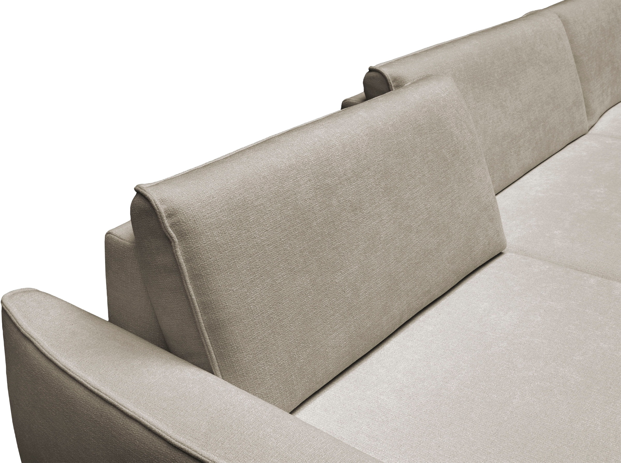 Die PlanBar Ecksofa SoftSitz-Kaltschaumpolsterung, 1 o. 3 Sitztiefenverstellungen wählbar