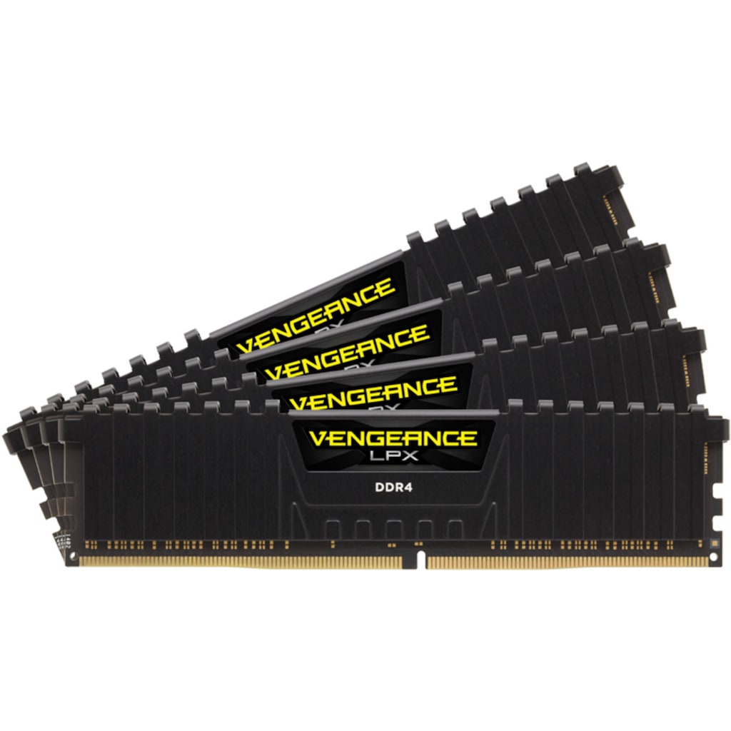 Corsair PC-Arbeitsspeicher »VENGEANCE® LPX 64 GB (4 x 16 GB) DDR4 DRAM 3200 MHz C16«