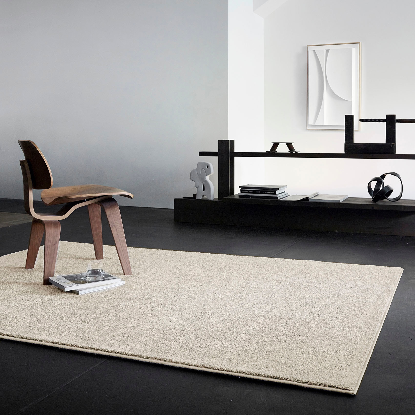 Wecon home Basics Teppich »Lotta«, rechteckig, 17 mm Höhe, Kurzflor, Wohnzimmer