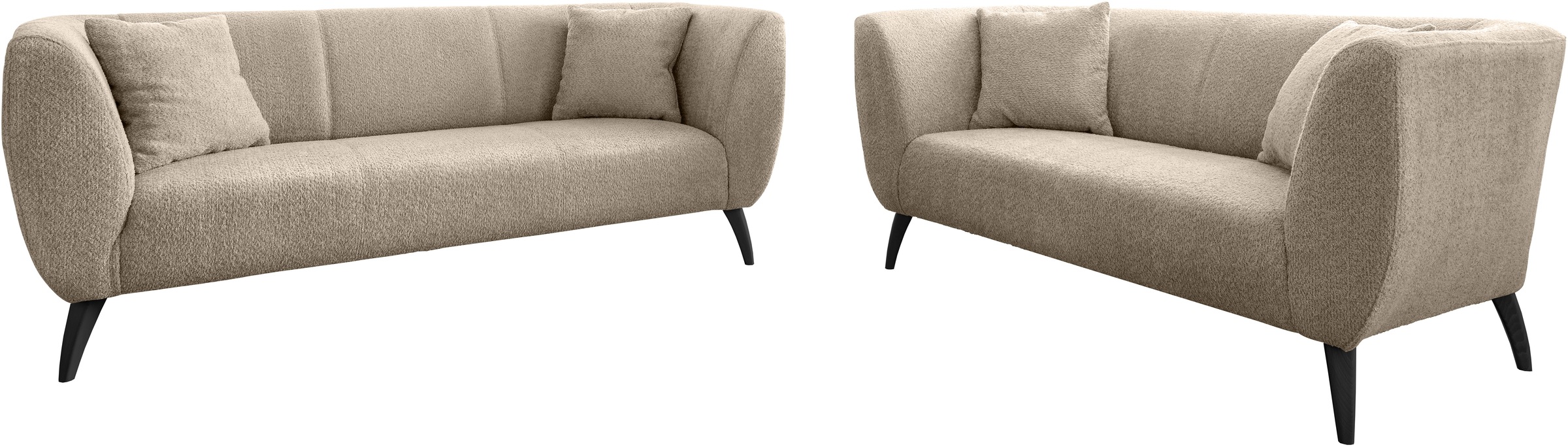 Home affaire Polstergarnitur "Colori" Set, 3-Sitzer und 2-Sitzer, 2 Stk. tl günstig online kaufen