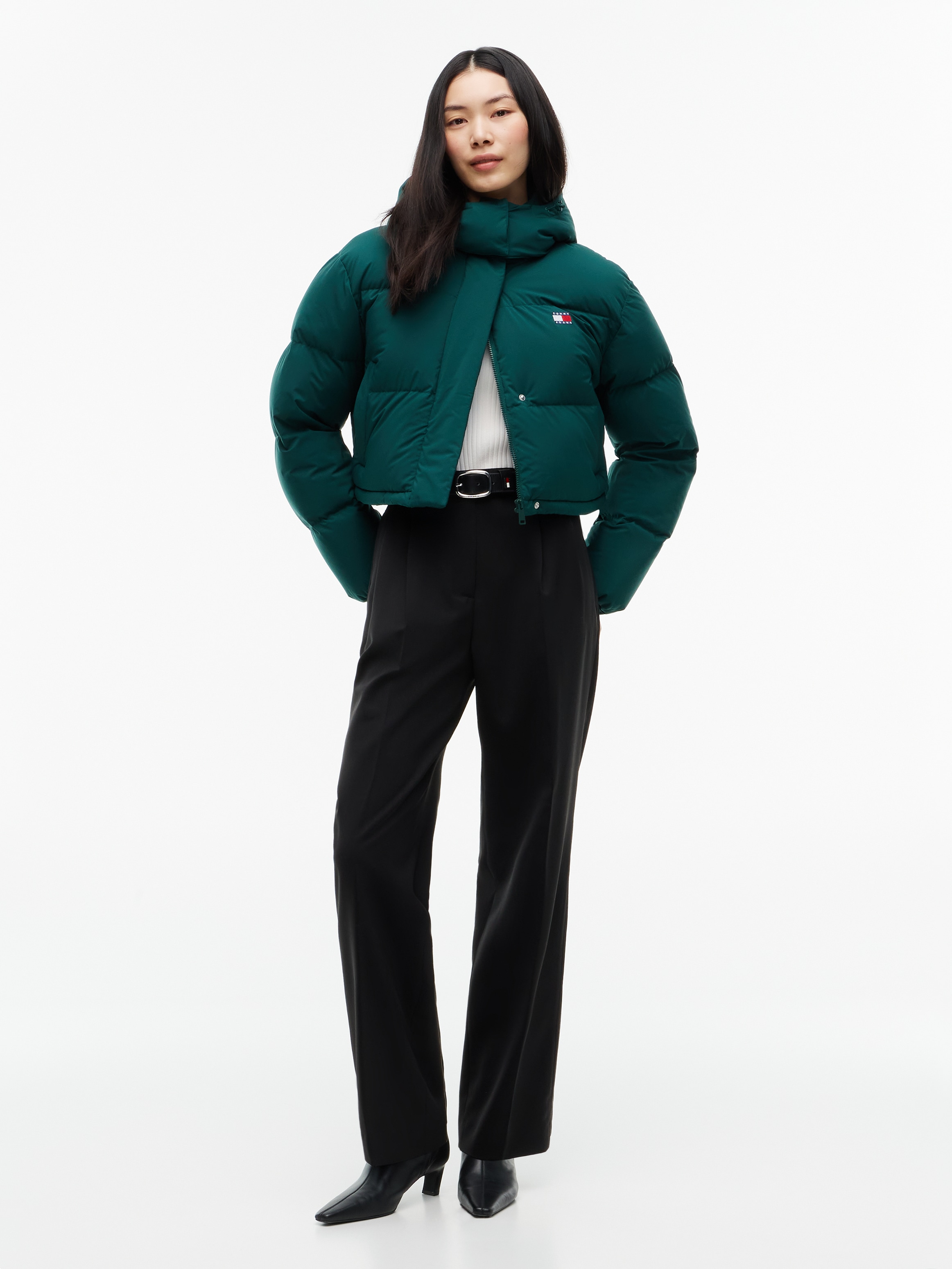 Tommy Jeans Steppjacke »TJW CRP ALASKA PUFFER EXT« mit Kapuze Kunstfaser
