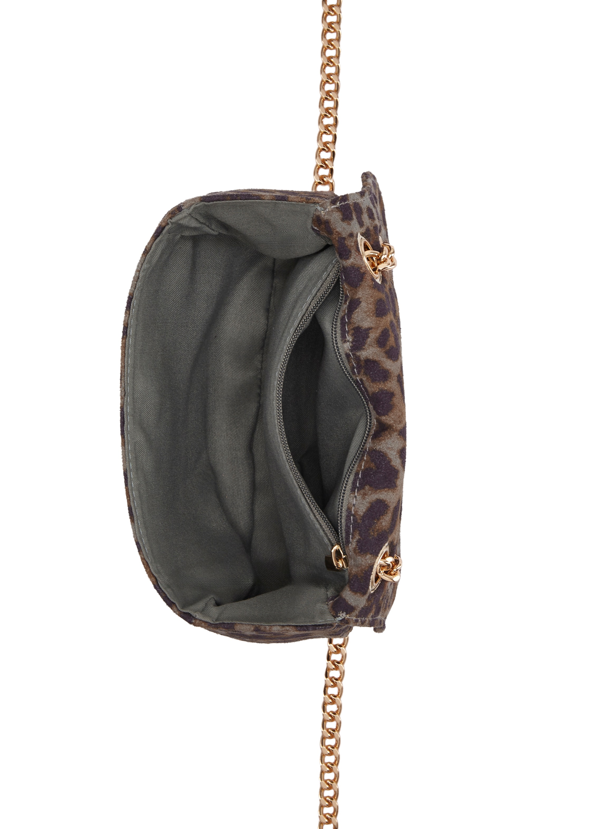 Vivance Umhängetasche, Minibag, Handtasche, Henkeltasche, Crossbody Bag, Leo-Optik VEGAN