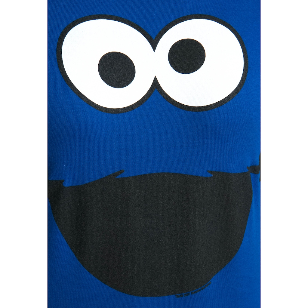 LOGOSHIRT T-Shirt »Cookie Monster – Face«