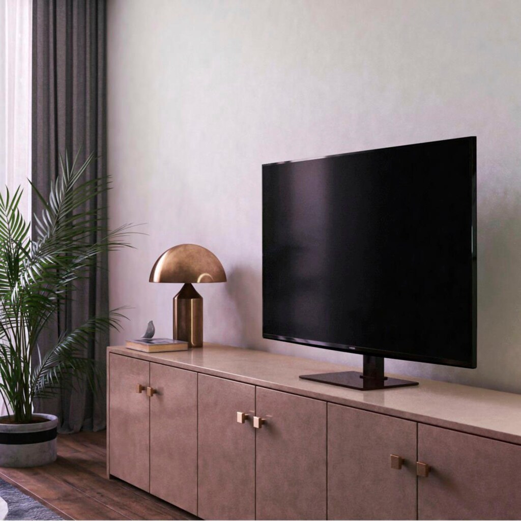 Hama TV-Standfuß »TV-Standfuß, FULLMOTION, 140 cm (55"), Schwarz TV Halter«, bis 140 cm Zoll