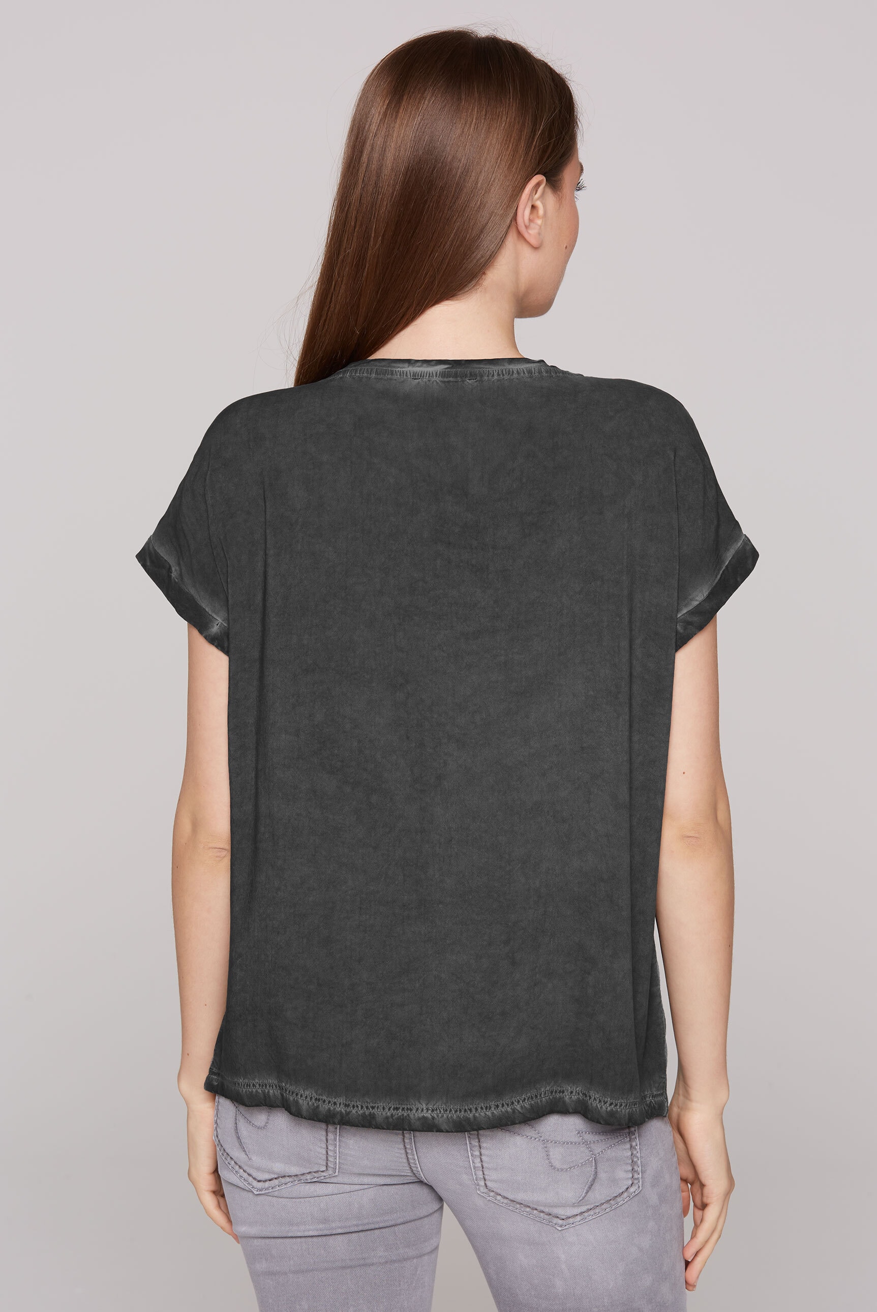 SOCCX Shirtbluse, mit Glitzersteinchen
