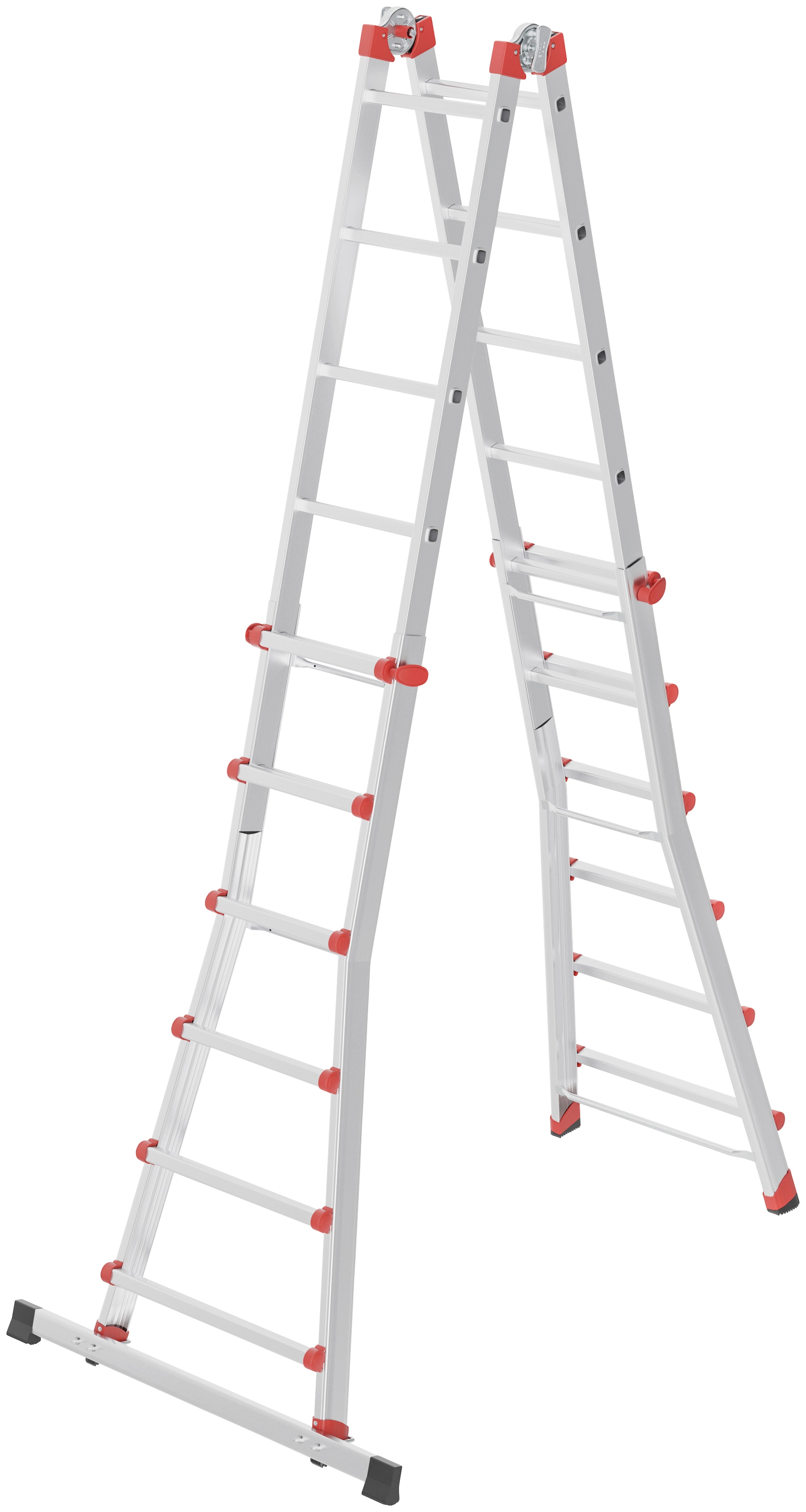 Hailo Vielzweckleiter »M80« Aluminium 4x3 Sp...