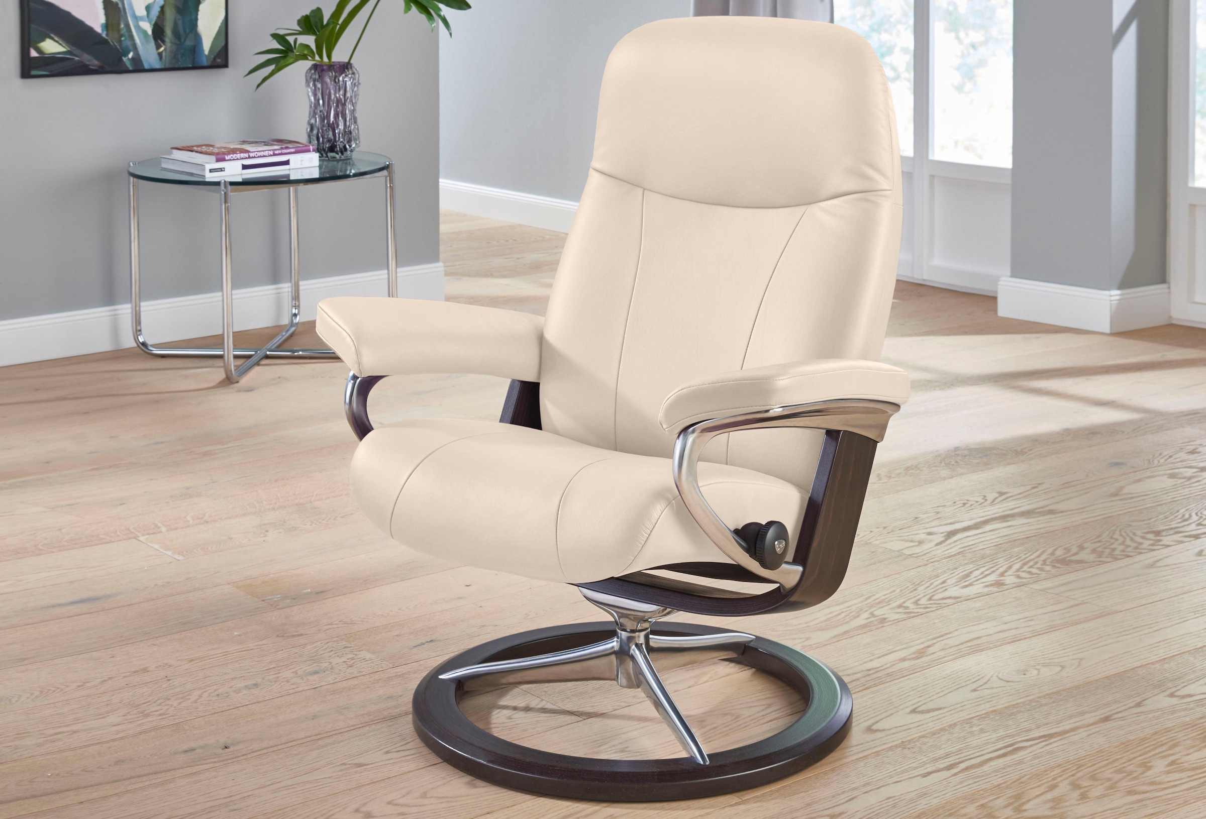 Stressless Hocker "Garda", mit Signature Base, Gestell Wenge günstig online kaufen