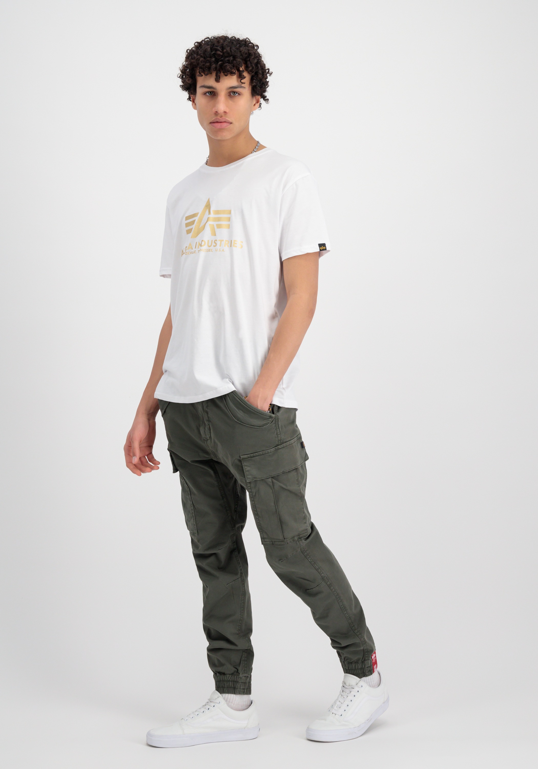Thumbnail - Alpha Industries T-Shirt "Basic T-Shirt BL Foil Print"