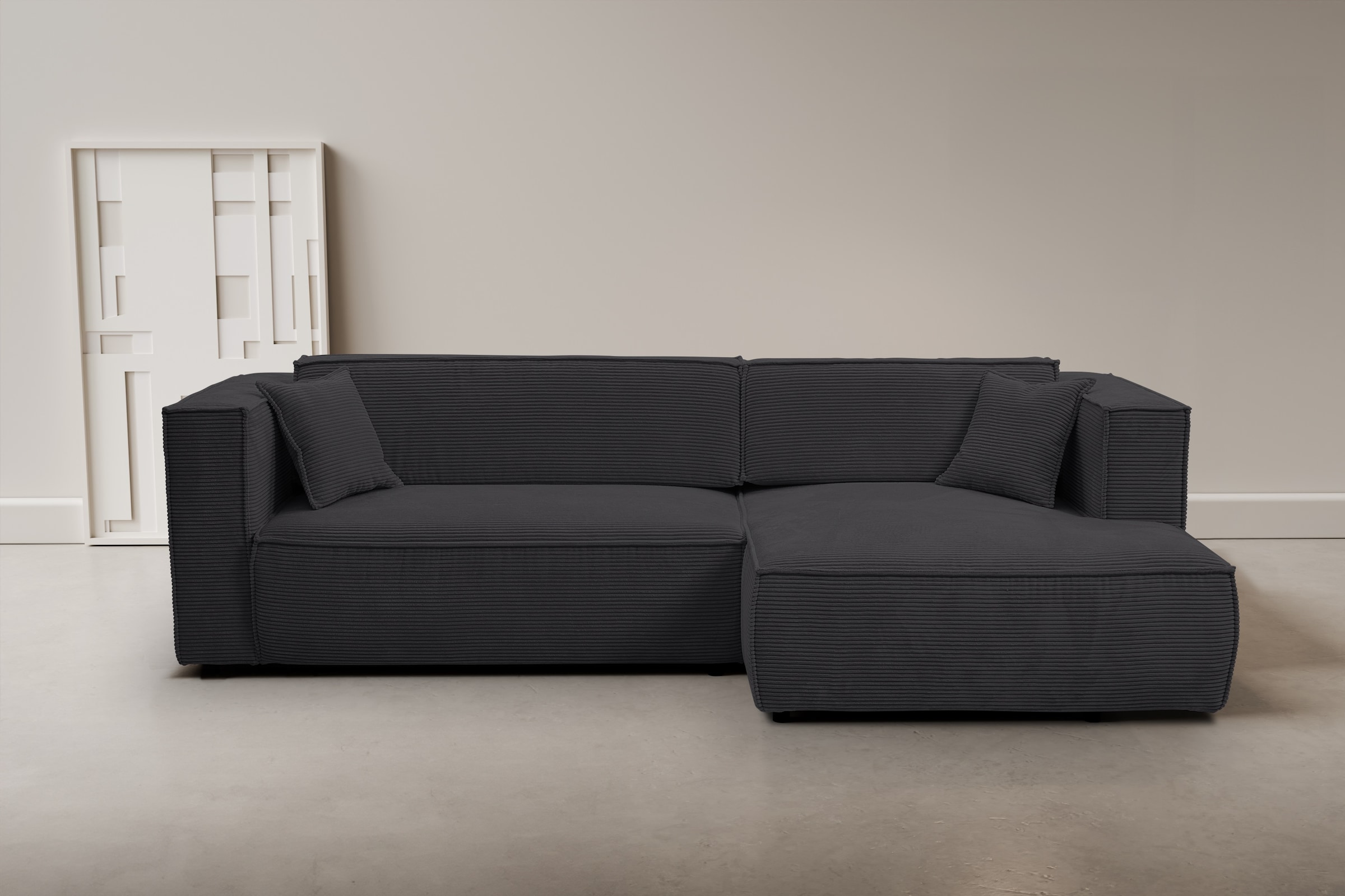 Ecksofa »Atlanta«, Design Ecksofa mit hohem Komfort, Schlaffunktion & Bettkasten