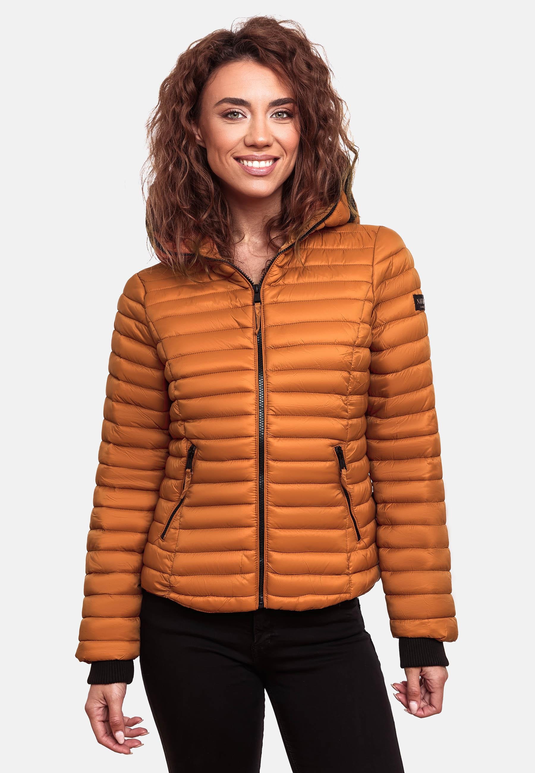 Navahoo Steppjacke »Kimuk«, mit Kapuze, leichte Übergangsjacke mit Kapuze