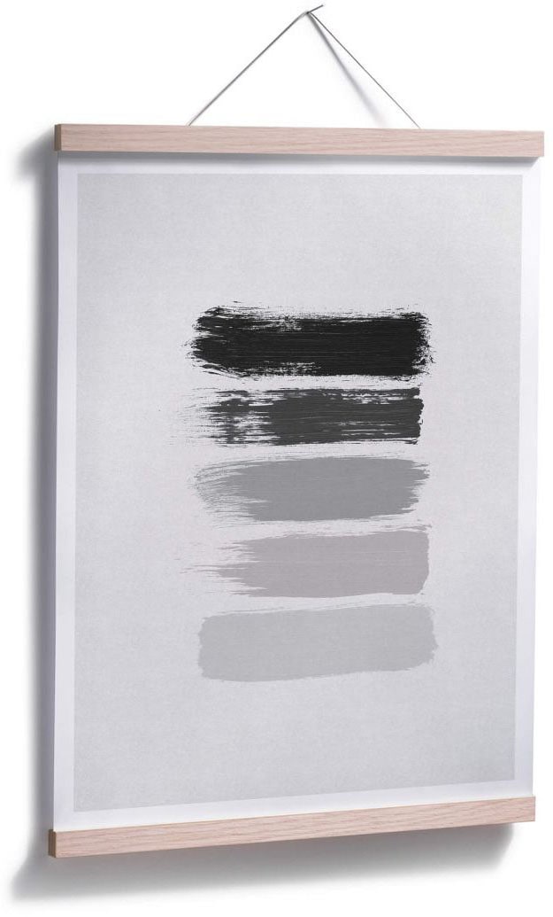 | Grey Wall-Art Bild, kaufen Grau«, Grafik, of (1 BAUR Wandbild, Wandposter St.), Poster, »50 Shades Poster Schwarz