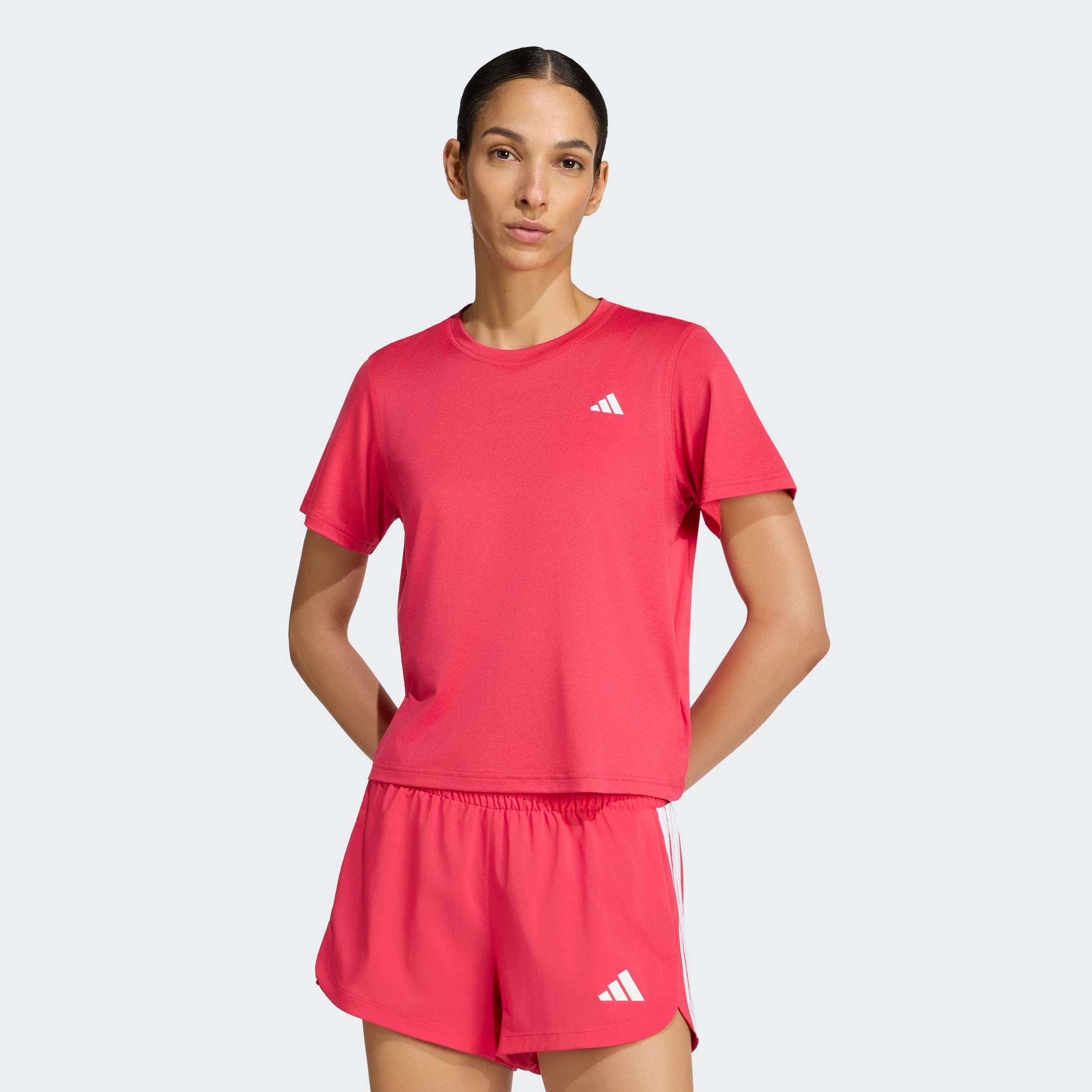 adidas Performance T-Shirt "WORKOUT ESSENTIALS" für Erwachsene, mit Rundhalsausschnitt, ohne Verschluss, aus Polyester