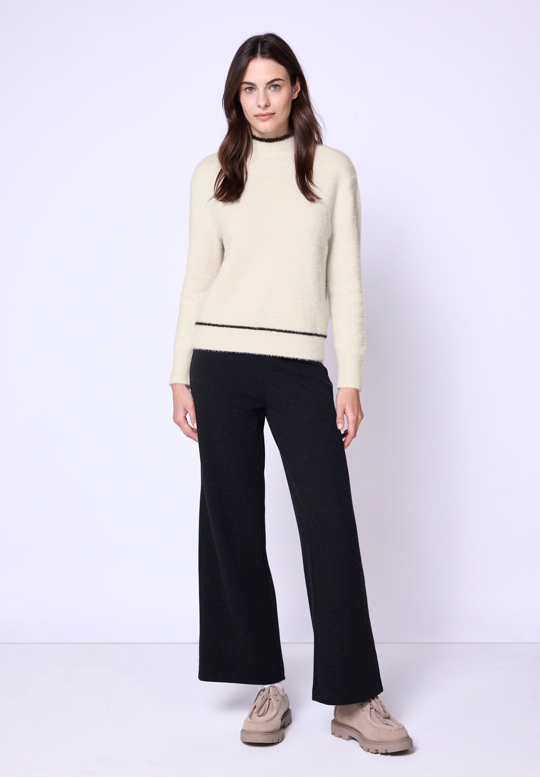 STREET ONE STUDIO Strickpullover Grobstrick