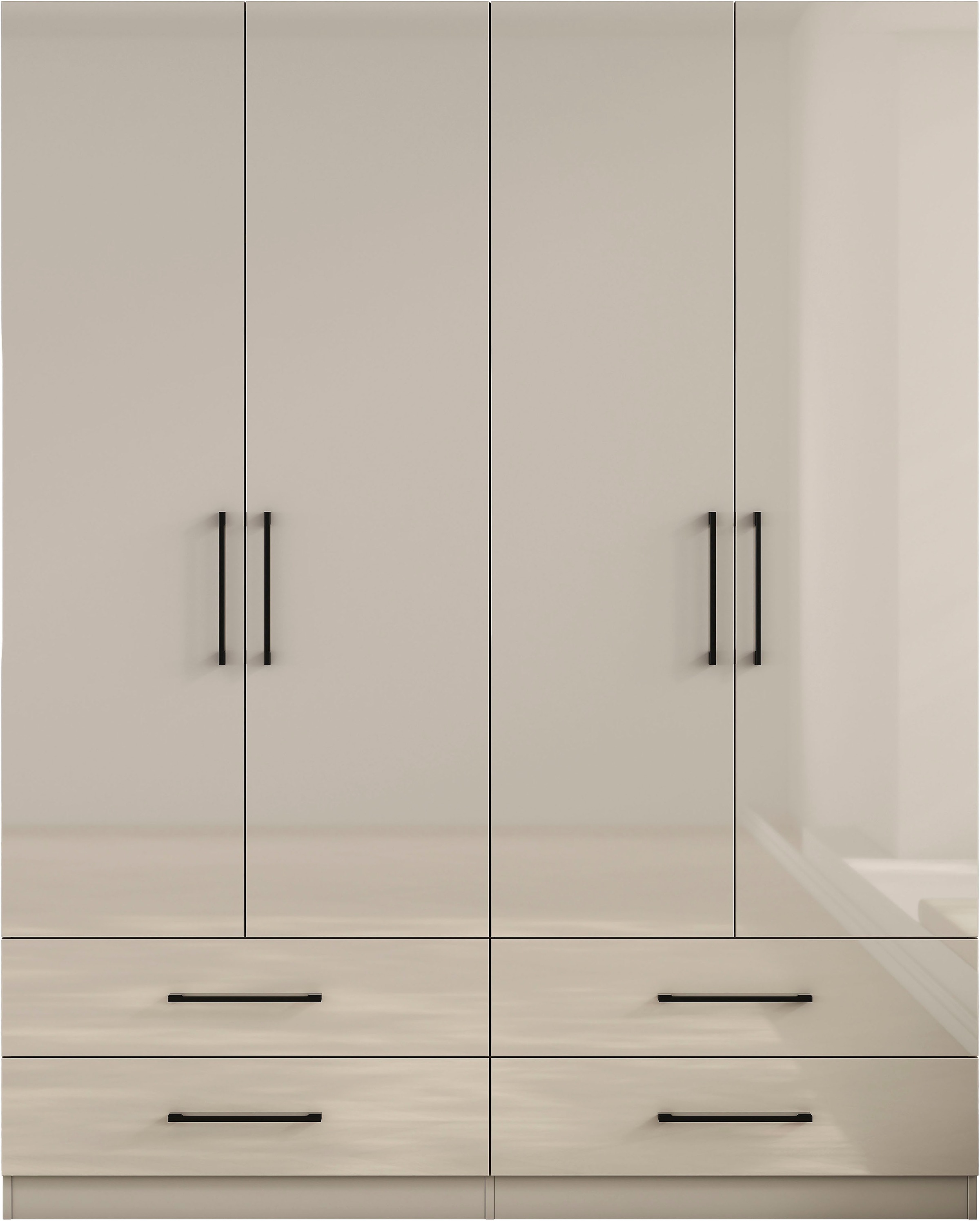 OTTO home Kleiderschrank "Sylt Schlafzimmerschrank Garderobe Schrank hochgl günstig online kaufen