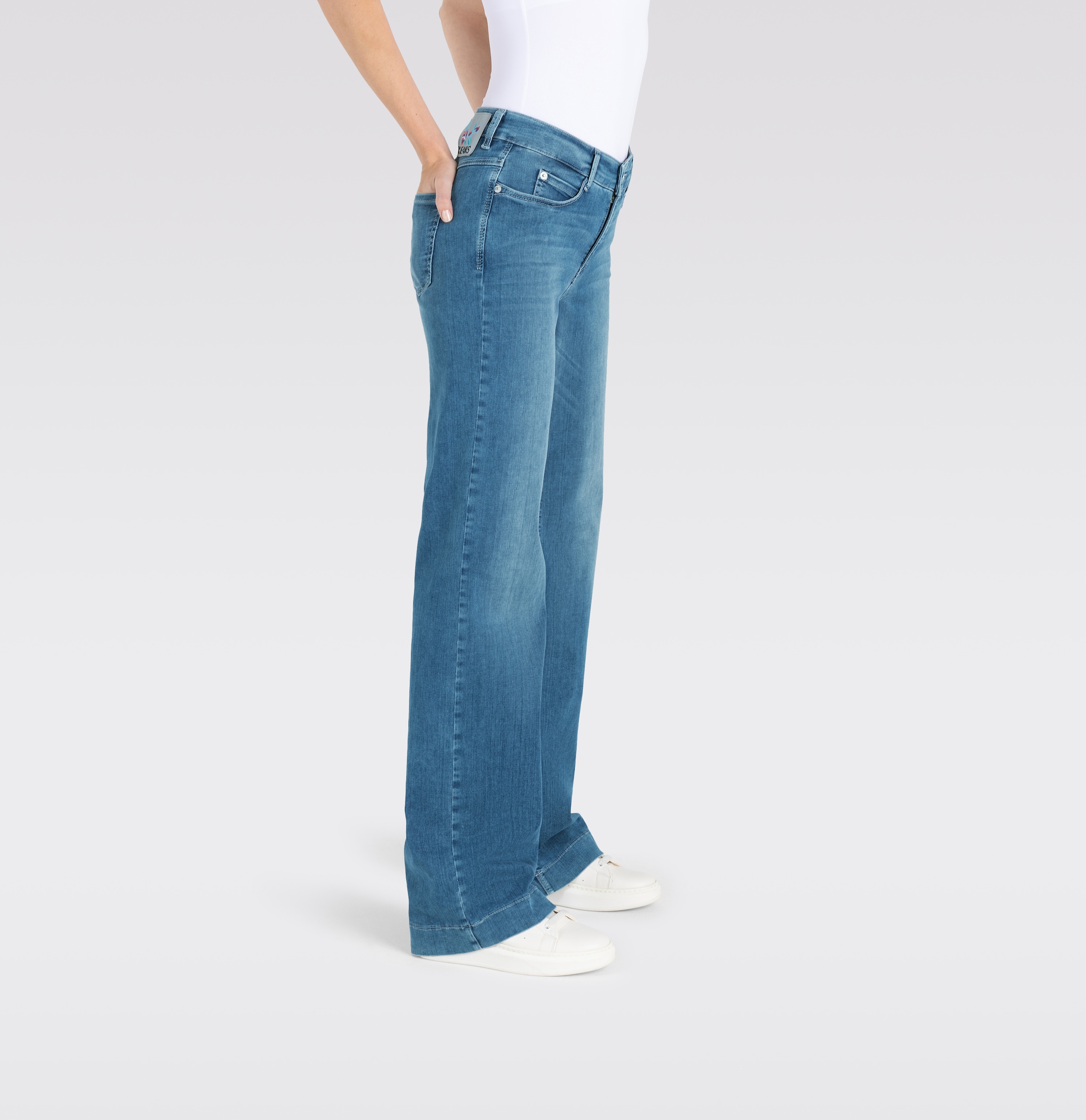 MAC Weite Jeans »DREAM WIDE«, mit weitem Bein-Stretch