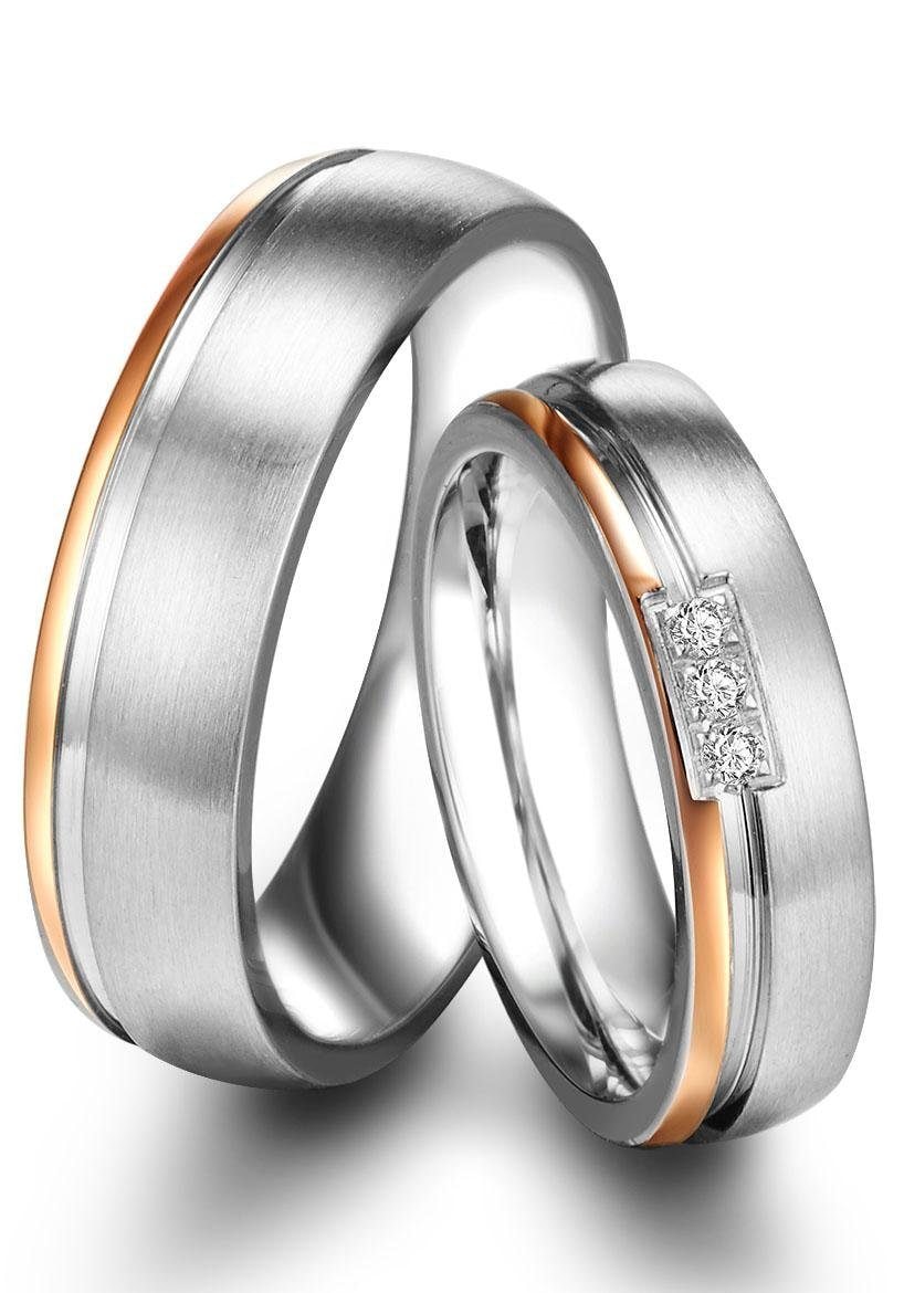 Phönix Trauring »Schmuck Geschenk Silber 925 Trauring Ehering LIEBE versch.  Varianten«, Silberring mit oder ohne Brillant - Made in Germany für  bestellen | BAUR