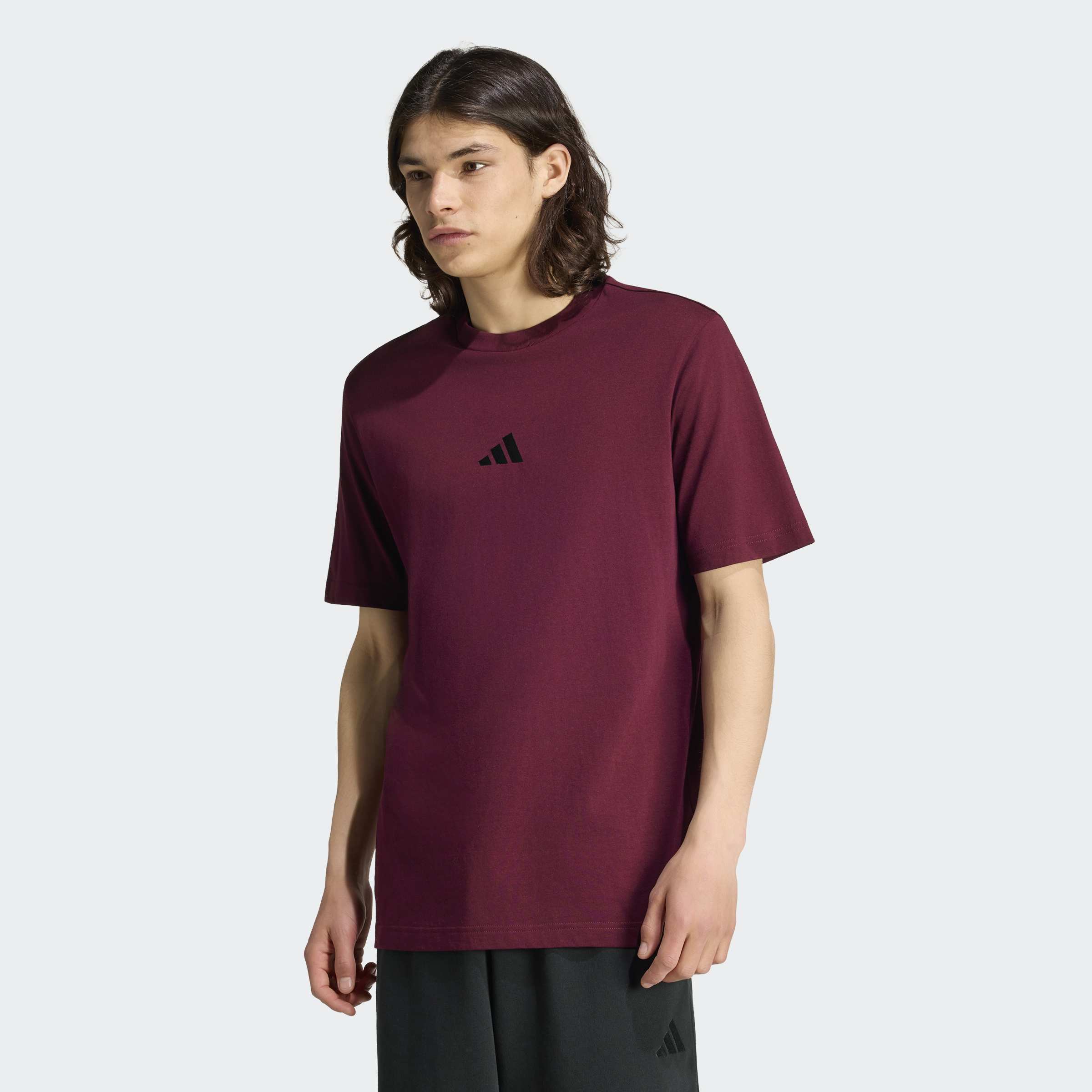 adidas Sportswear "M SL SJ T" sportliches Kurzarmshirt, mit Rundhalsausschnitt