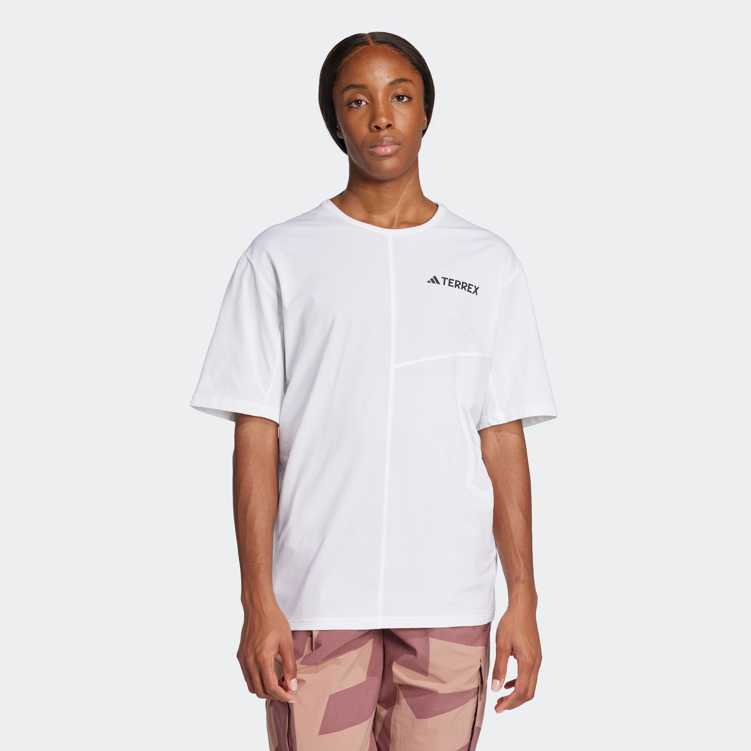 adidas TERREX Funktionsshirt "W MT TEE" mit Rundhalsausschnitt, ohne Verschluss
