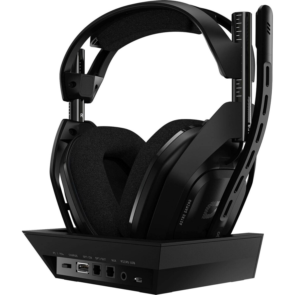 ASTRO Gaming-Headset »A50«, Rauschunterdrückung, inkl. PS5 DualSense Wireless-Controller