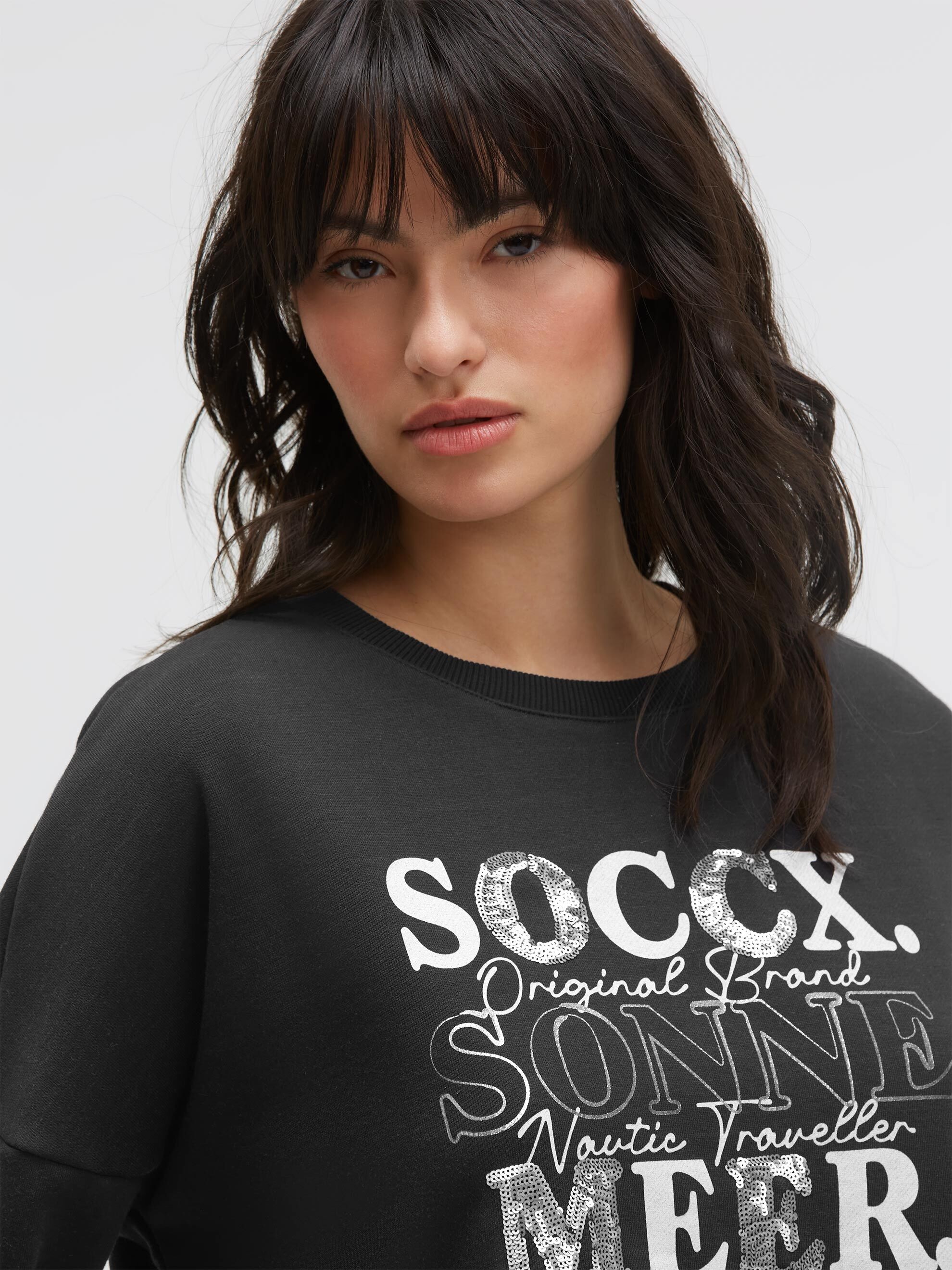 SOCCX Sweater , mit Pailletten
