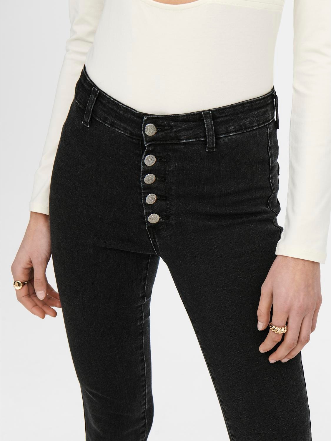 ONLY High-waist-Jeans "ONLBLUSH HW SK ANK BUT LEGGINGDNM" günstig online kaufen