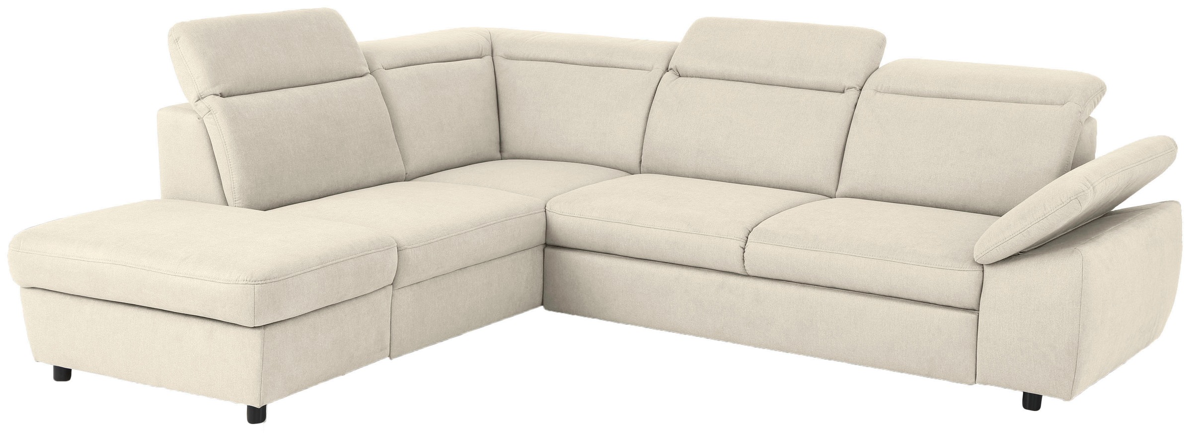 Home affaire Ecksofa »Mauritius L-Form«, mit Ottomane, mit Kopfteil- und Armlehnverstellung
