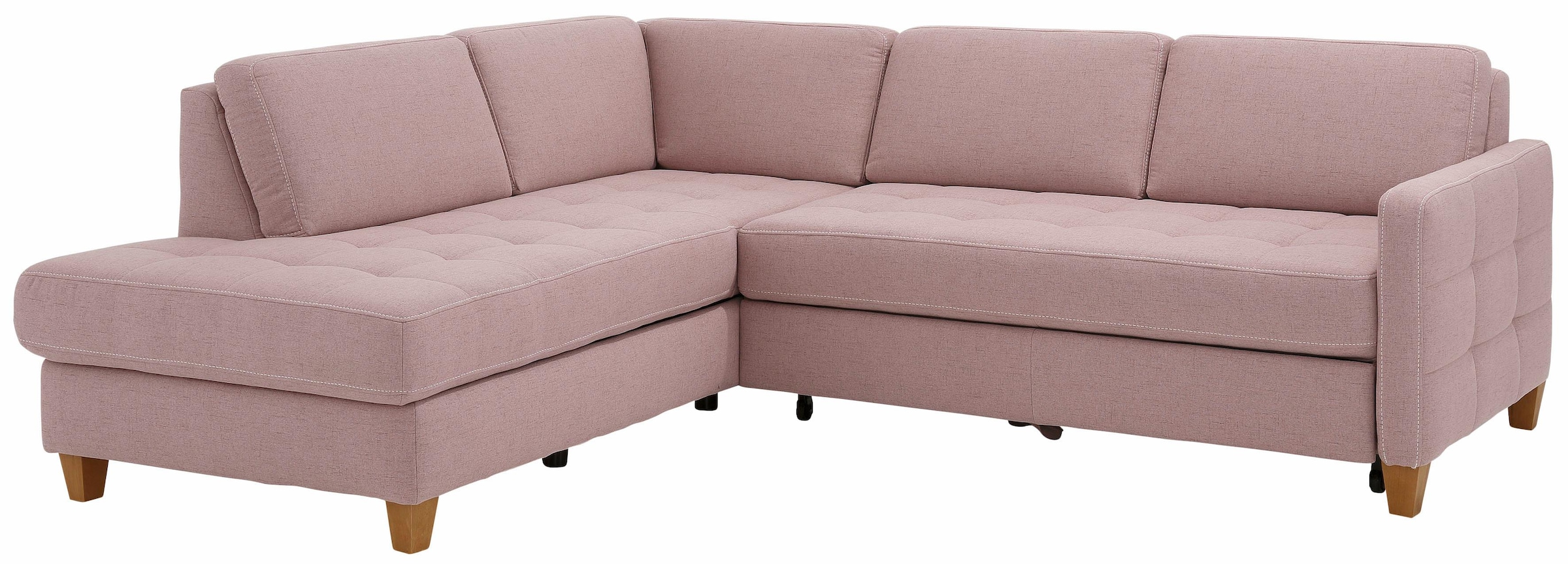 Home affaire Ecksofa »Earl L-Form«, wahlweise auch mit Bettfunktion oder Bettfunktion mit Bettkasten
