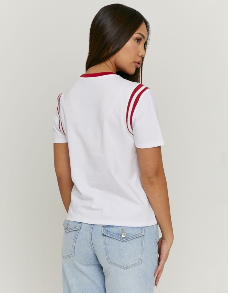 Tally Weijl T-Shirt "STSCOORCUN2" Baumwolle, Statement-Shirt mit Rundhals-A günstig online kaufen