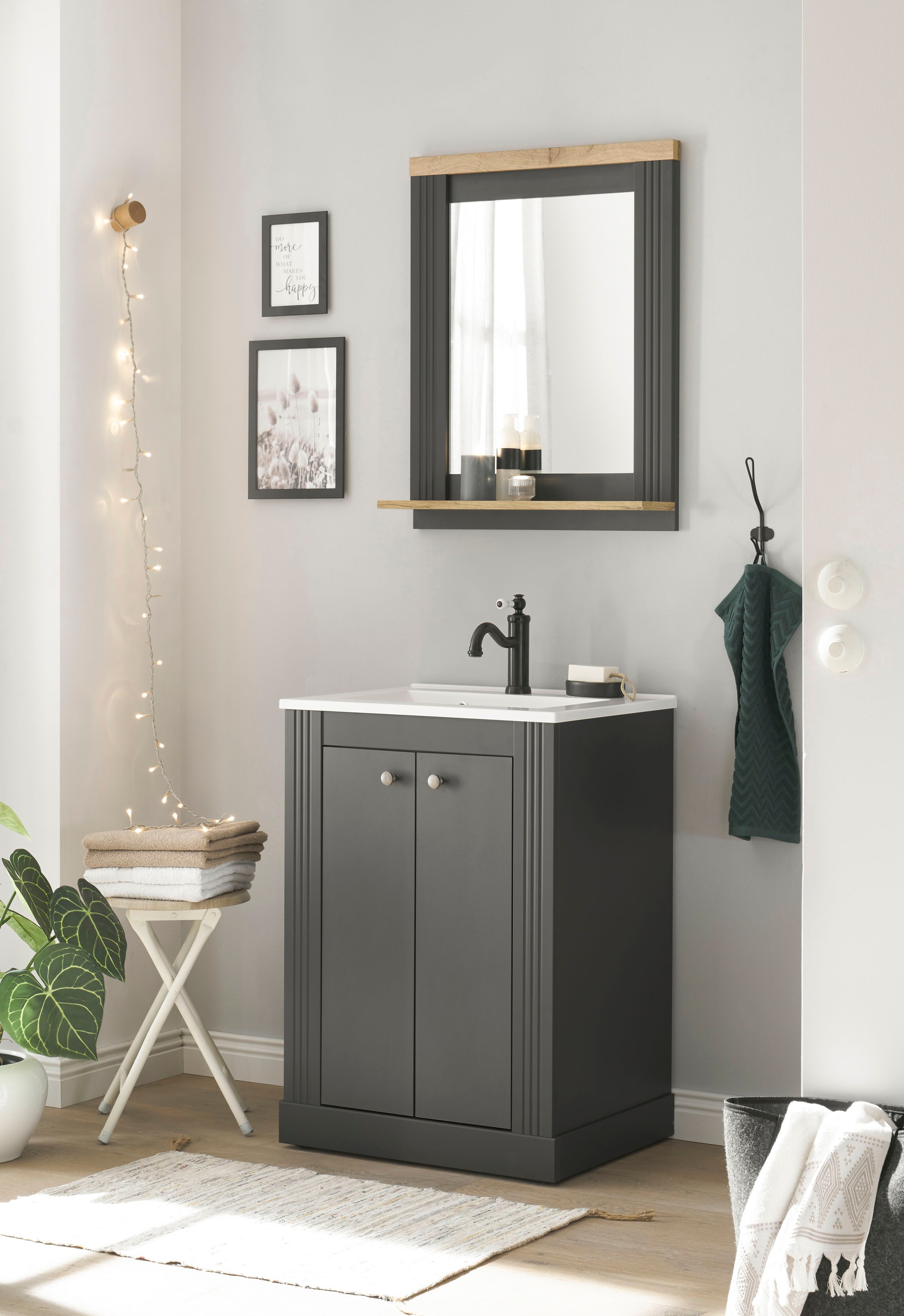 OTTO home Badmöbel-Set "WESTMINSTER, Bad im Landhausstil, 2-teiliges Badezi günstig online kaufen