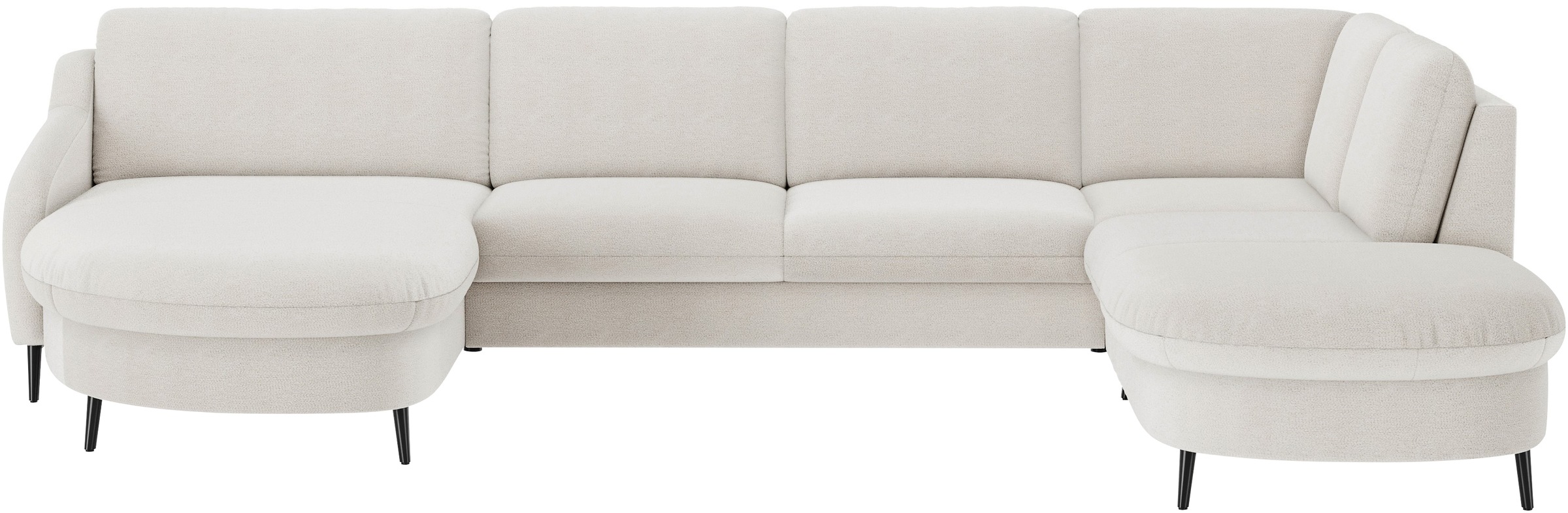 sit&more "Soul U-Form" wahlweise mit Bett und Bettkasten