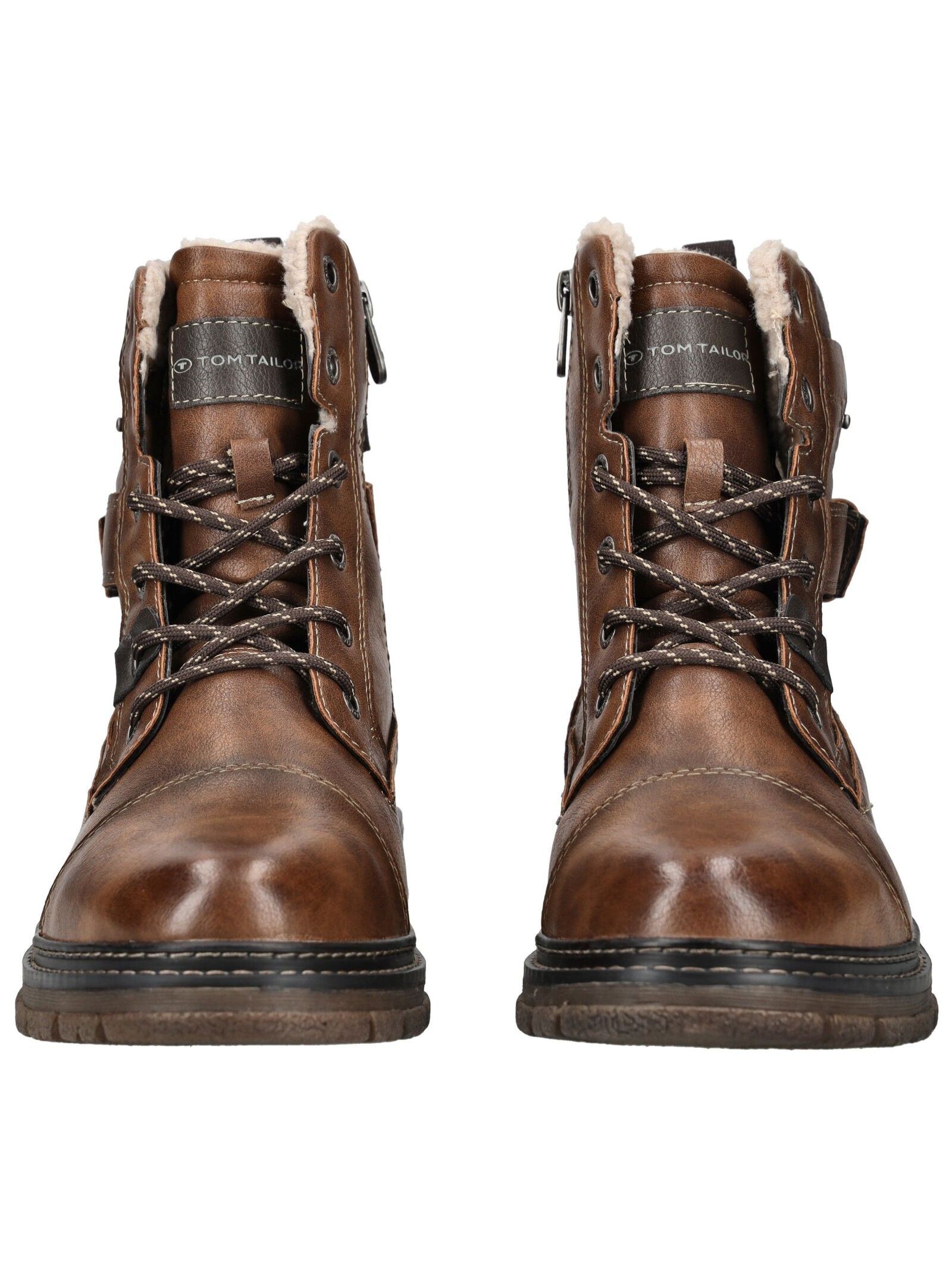 TOM TAILOR Schnürstiefelette »Tom Tailor Stiefelette Lederimitat«