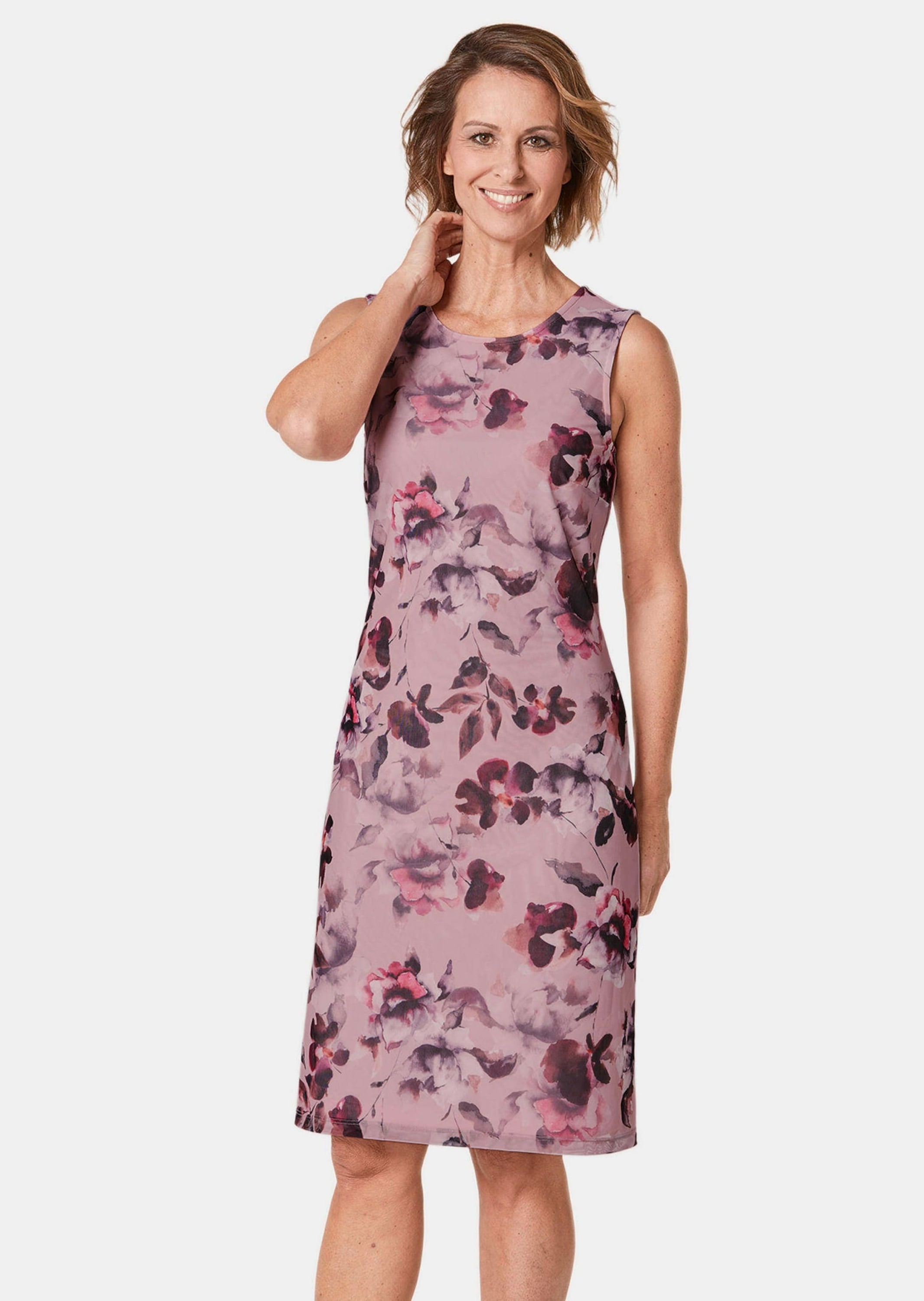 GOLDNER Abendkleid »Kleid Elegantes Kleid aus weichem Mesh«