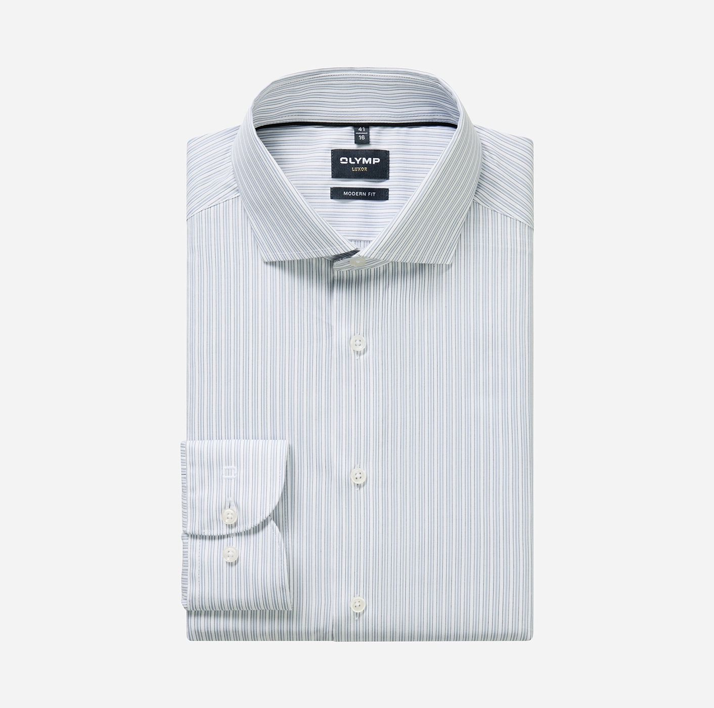 Thumbnail - OLYMP Langarmhemd "Luxor" modern fit, Royal -Kentkragen, Businesshemd