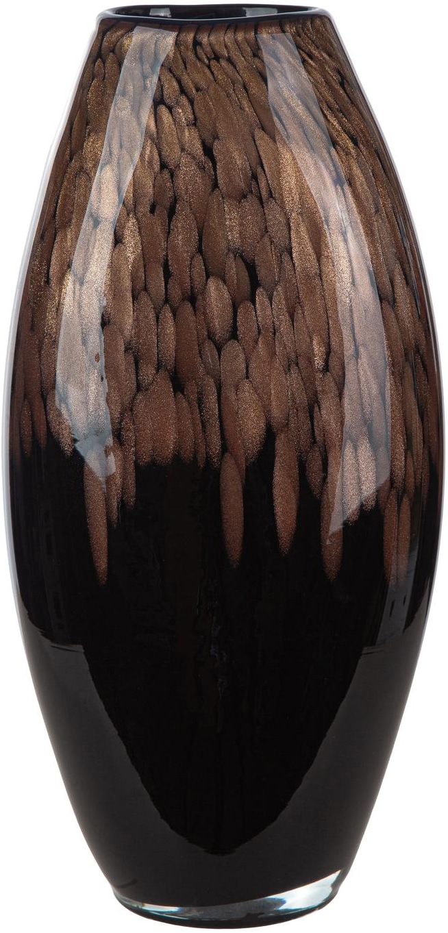 GILDE Tischvase "Glass Art, Vase, "Lemark", Glas, schwarz" Vase, Lemark, Dekovase, Design, Elegant, Modern, Trend, Hingucker