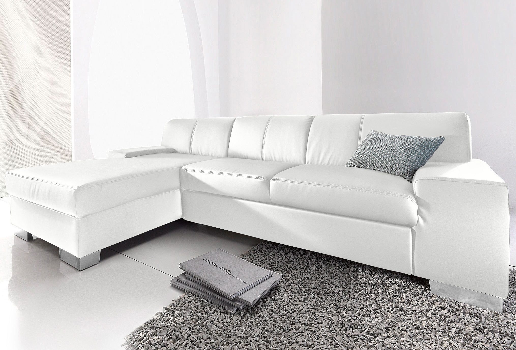 DOMO collection Ecksofa "Star, zeitlose Formensprache, elegante Optik, Brei günstig online kaufen