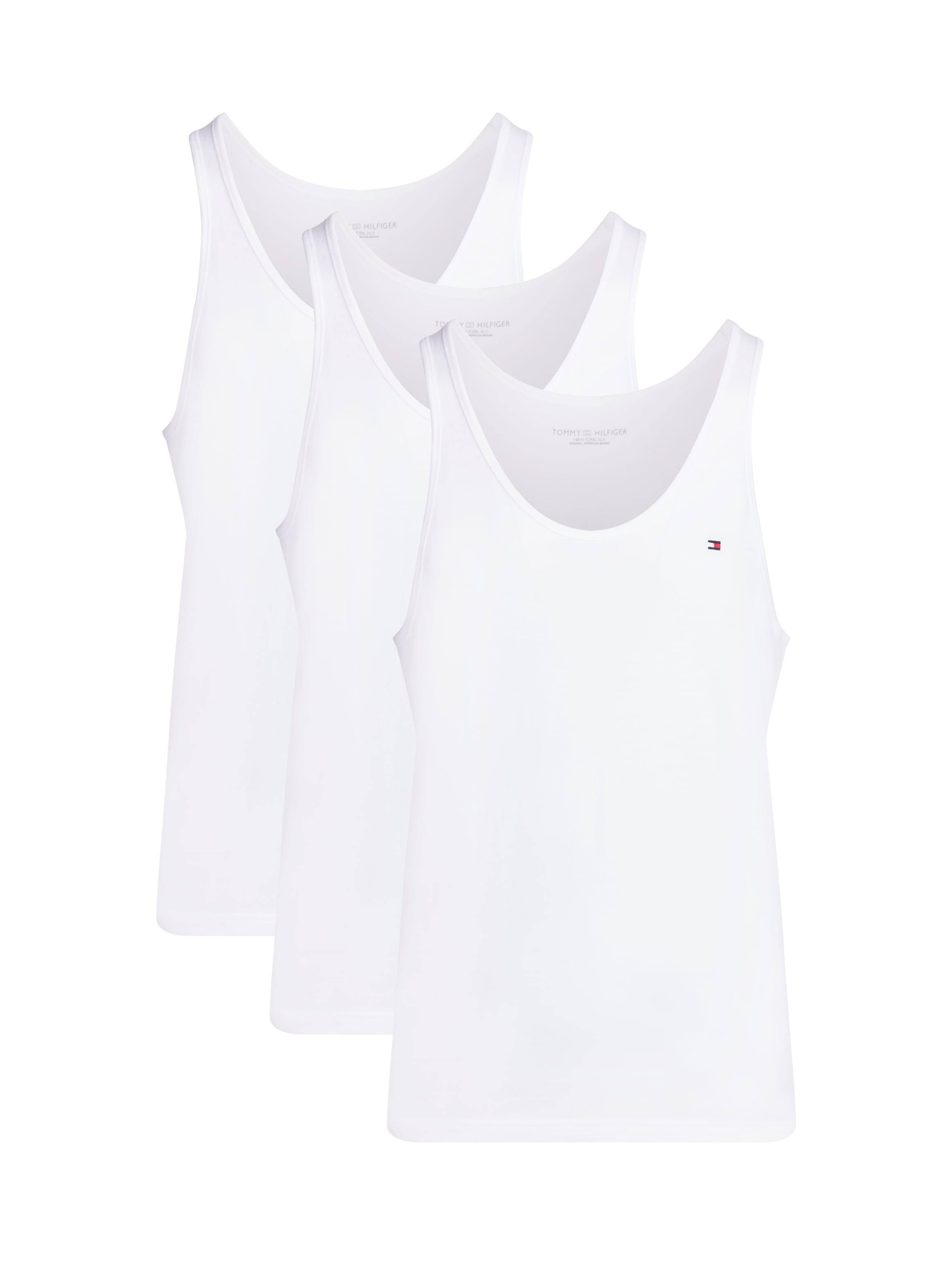 Tommy Hilfiger Underwear Tanktop "3P TANK TOP", 3 Stk. mit Logo-Stickerei günstig online kaufen