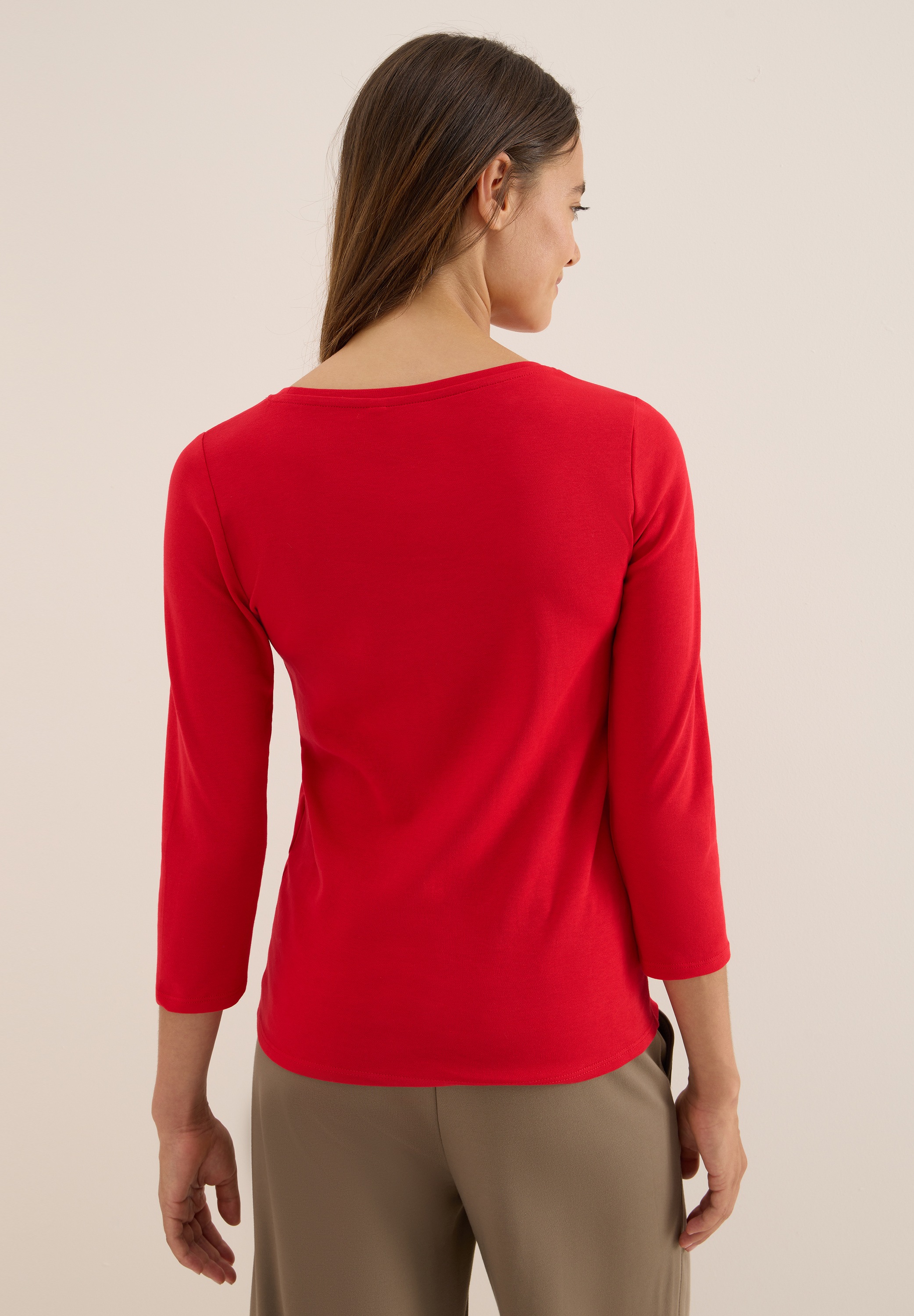Cecil 3/4-Arm-Shirt, aus reiner Baumwolle