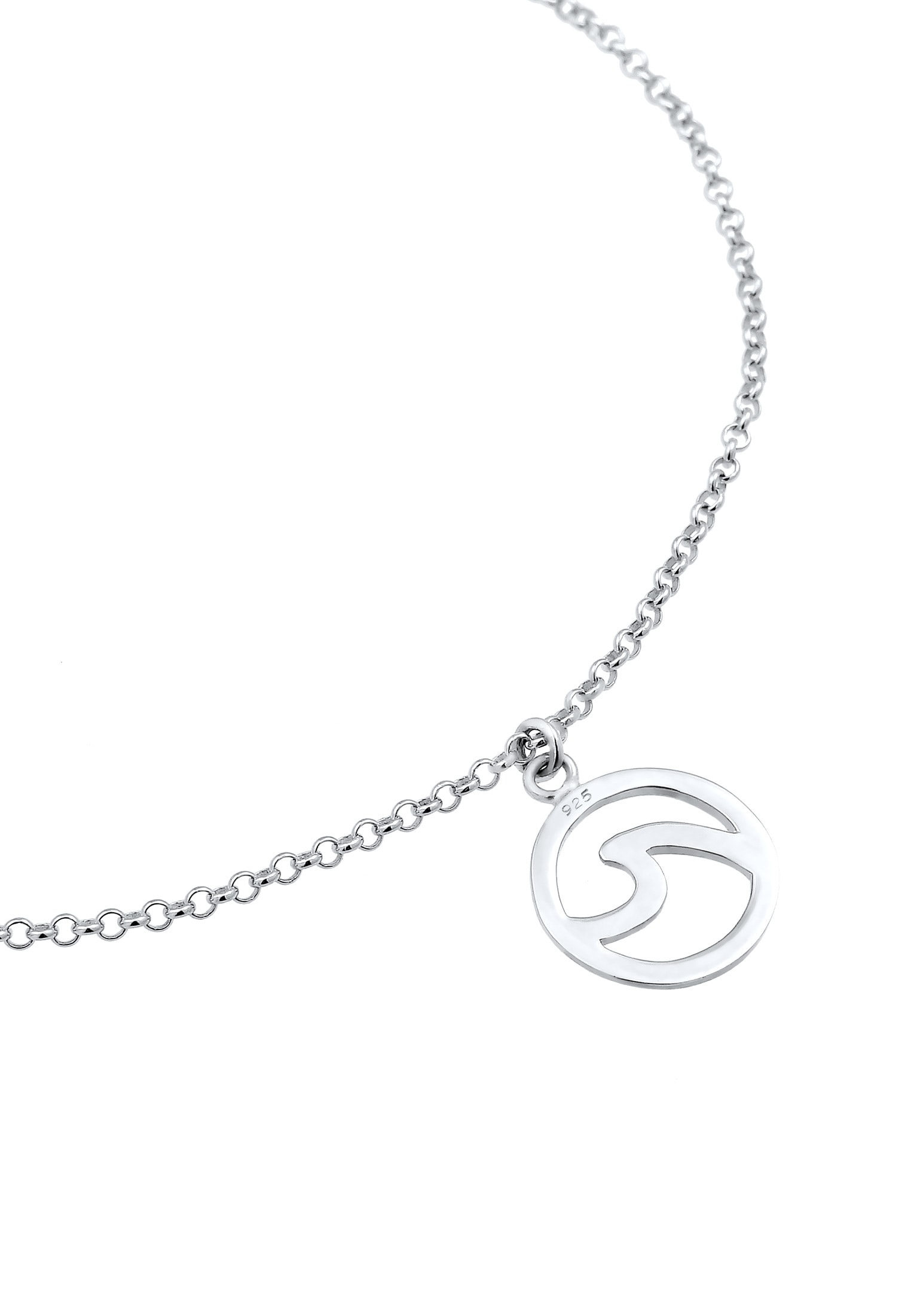 Elli Fußkette »Wellen Maritim 925 Sterling Silber«