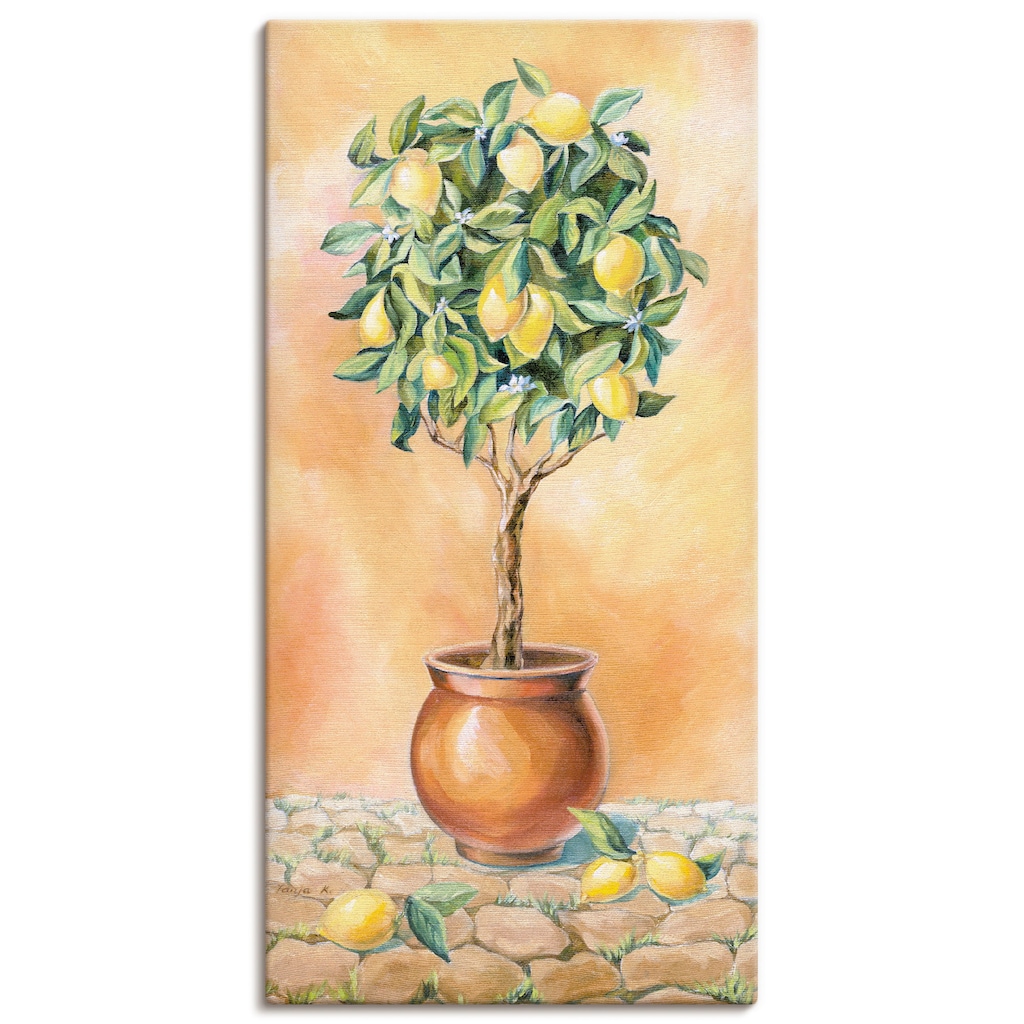 Artland Wandbild »Zitronenbaum I«, Pflanzen, (1 St.)