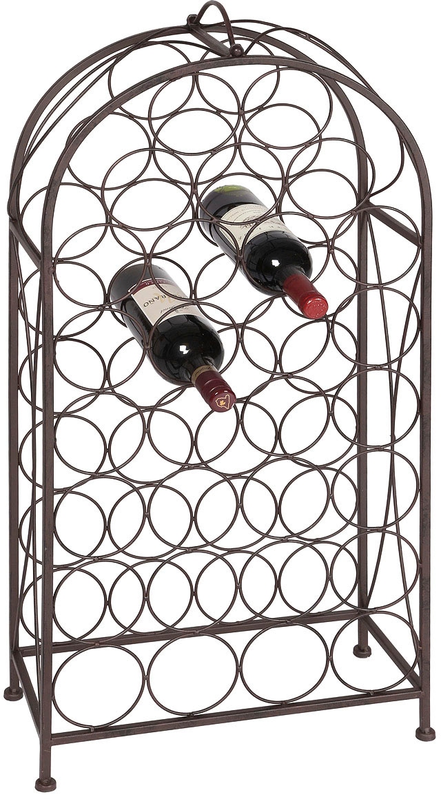 Ambiente Haus Flaschenhalter "Flaschenständer gr 93cm - antikbraun" günstig online kaufen
