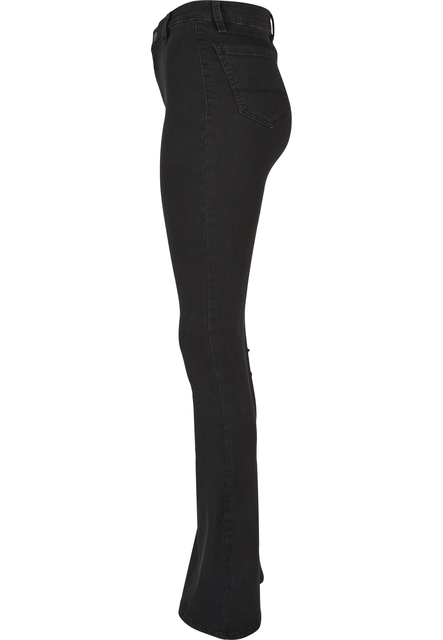 Urban Classics Super Stretch Bootcut Jeans Black 27 3