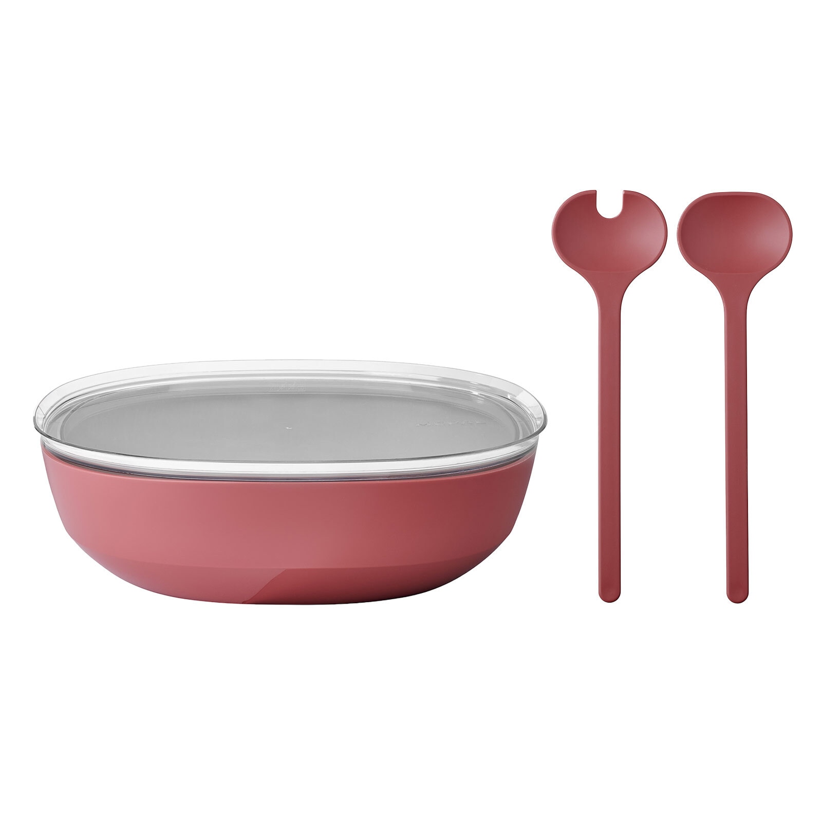 Mepal Schale "Servierschale mit Deckel & Salatbesteck Silueta 4000 ml" 2 tlg.